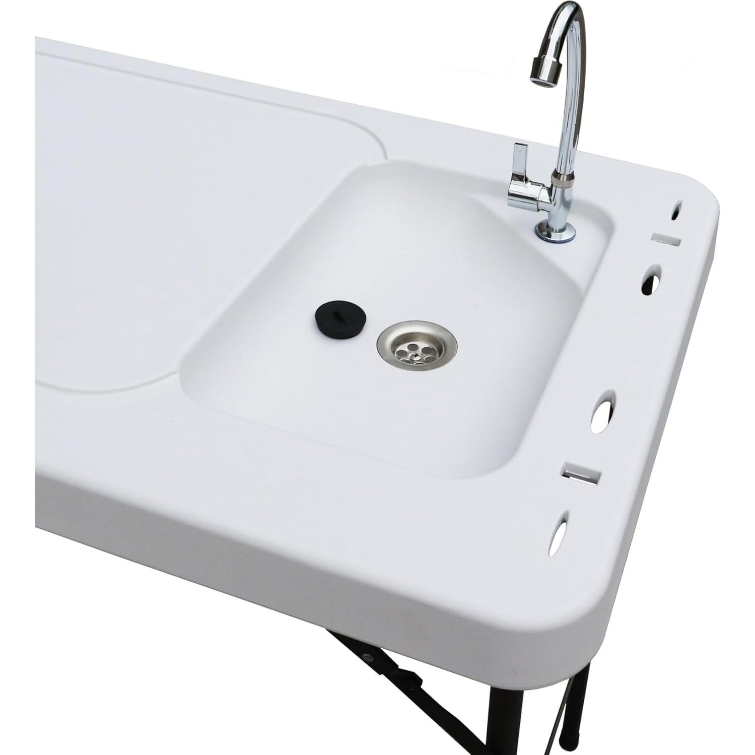 Mesa de Limpieza de Pescado Old Cedar Outfitters con Fregadero