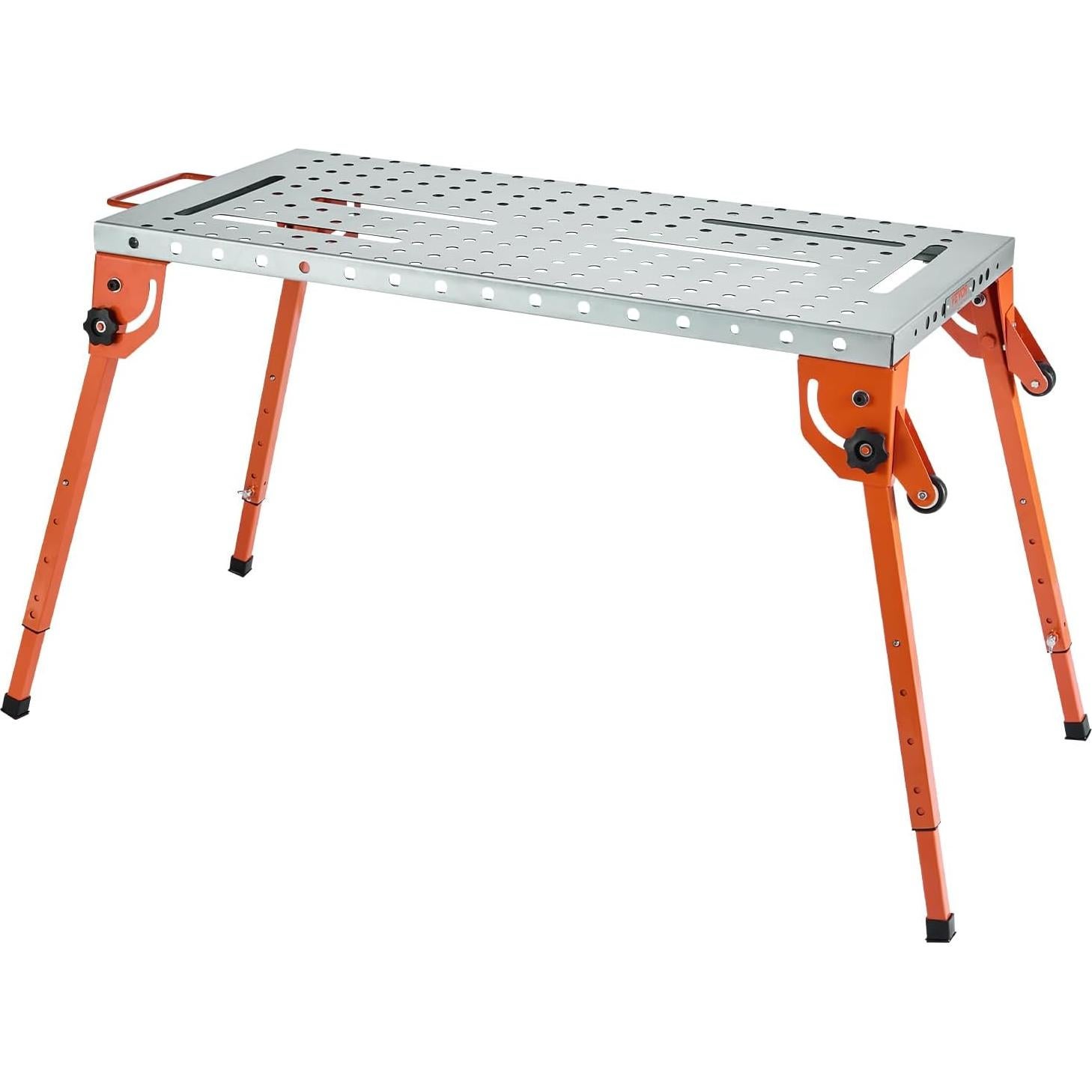 Mesa de Soldadura Plegable VEVOR 112x53 cm 227 kg Ajustable
