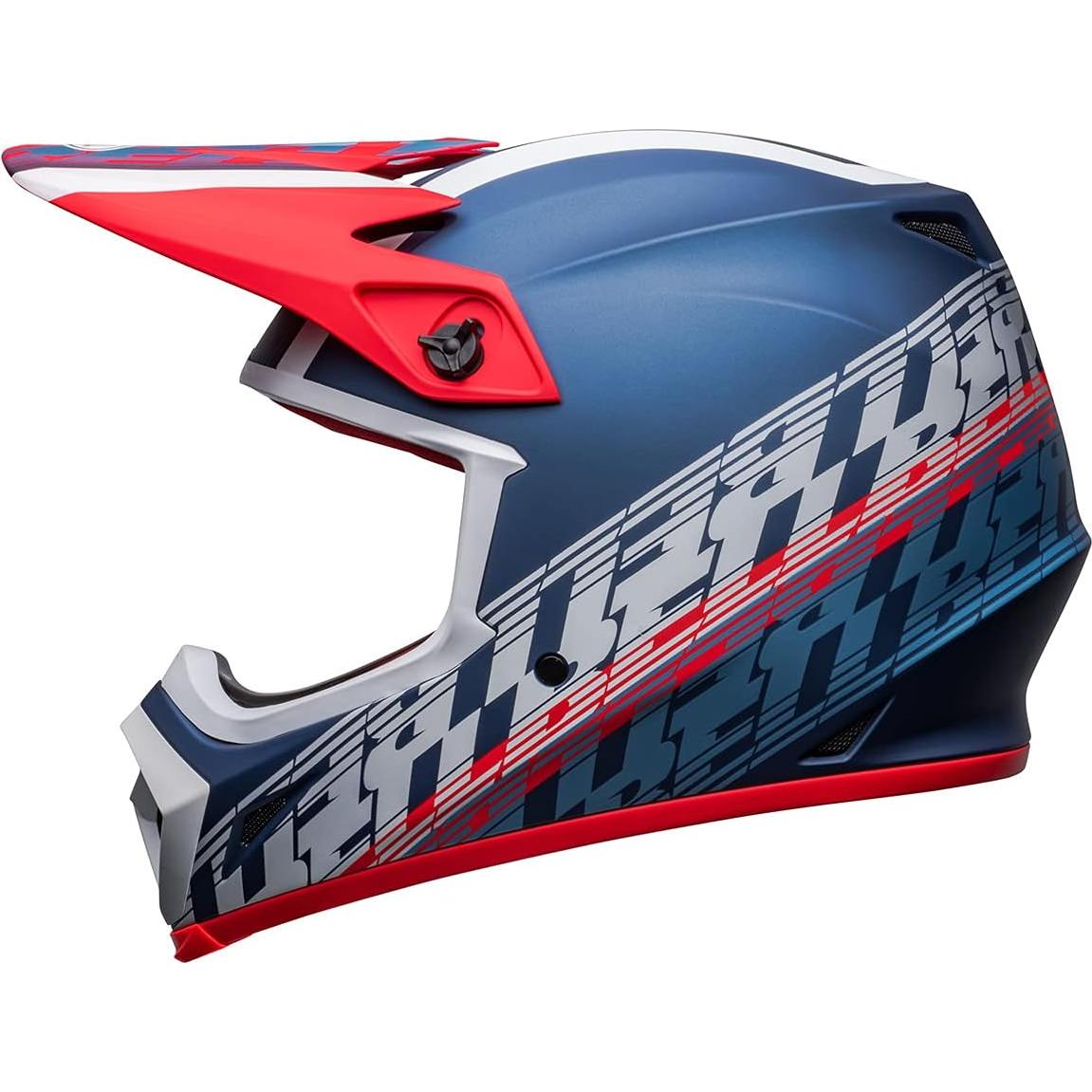 Casco de Motocross BELL MX-9 MIPS Azul Mate 2,22 kg