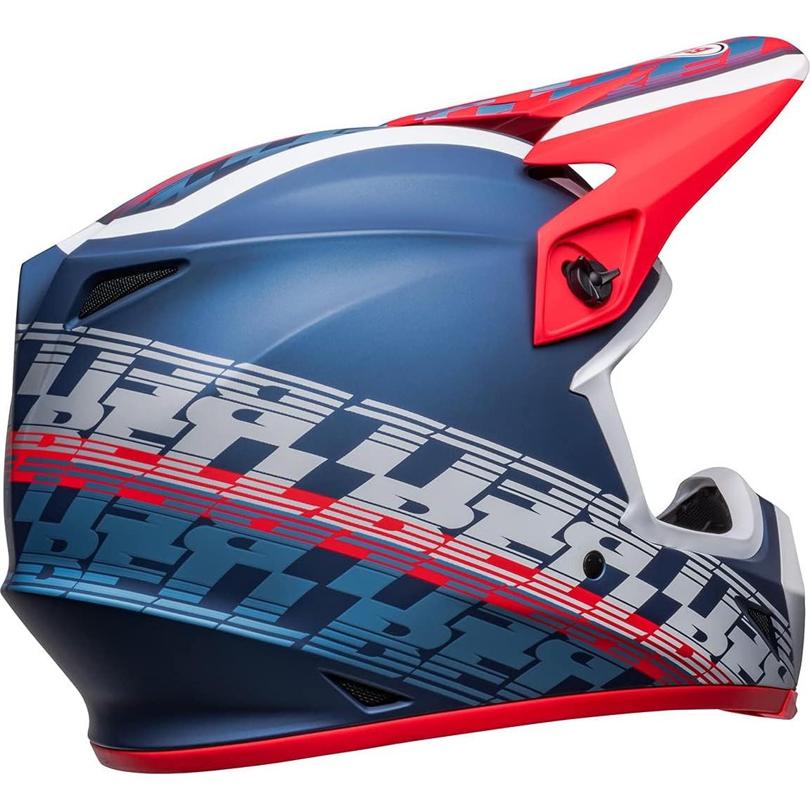 Casco de Motocross BELL MX-9 MIPS Azul Mate 2,22 kg