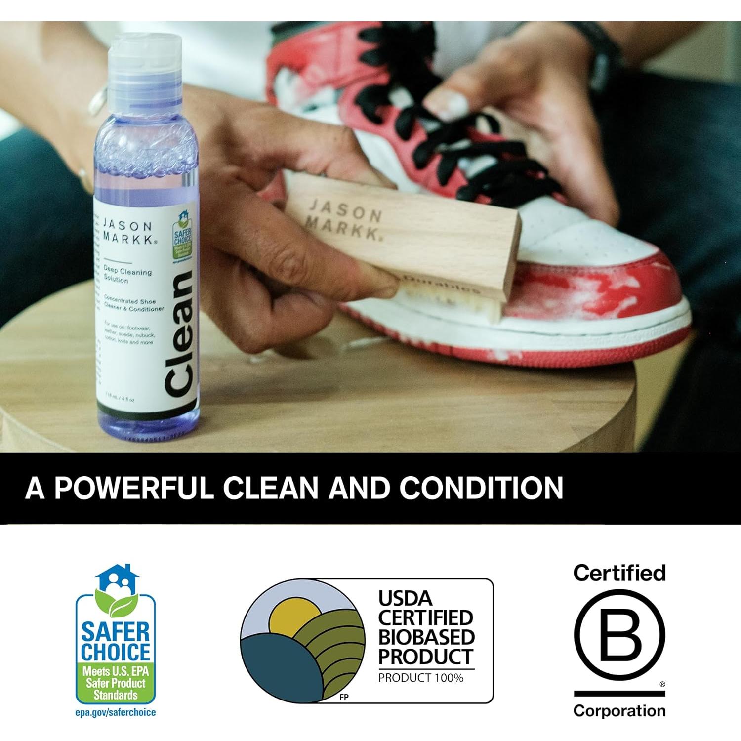 Limpiador de Zapatos Jason Markk 8oz - Limpieza Profunda y Cuidado