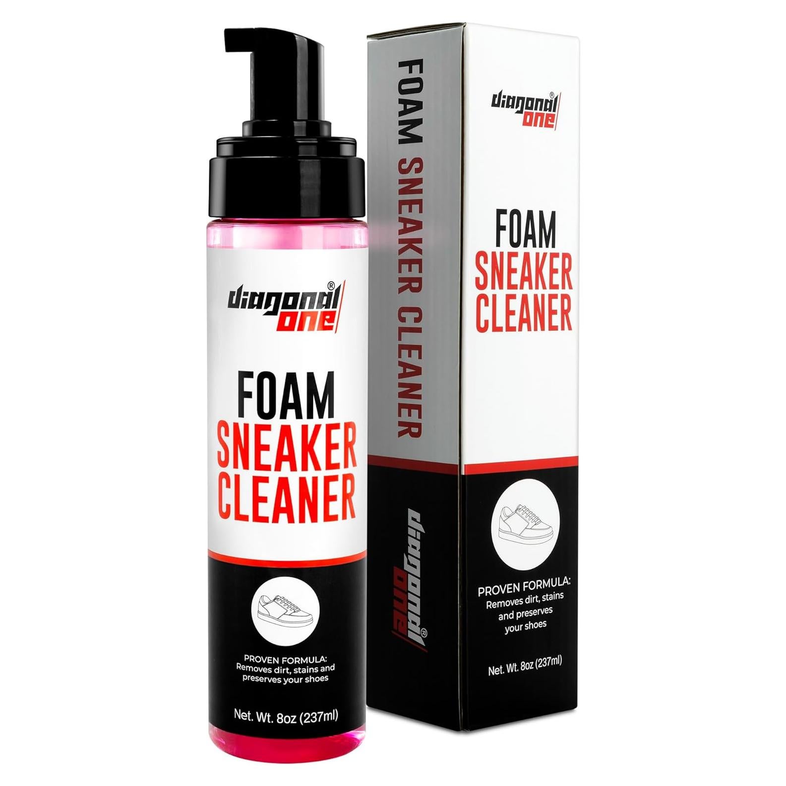 Limpiador de Zapatos en Espuma Diagonal One 226ml - Para Ante y Lona