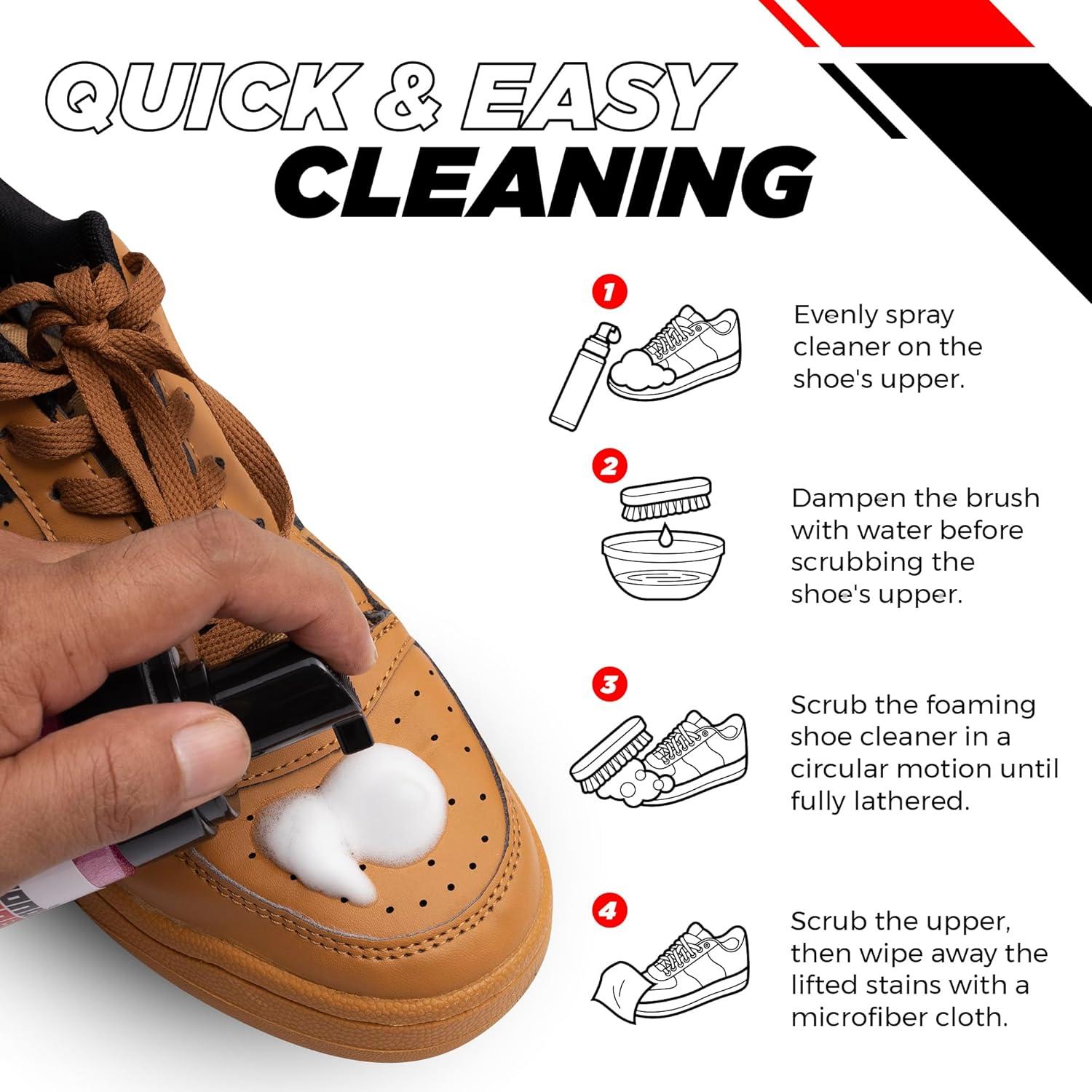 Limpiador de Zapatos en Espuma Diagonal One 226ml - Para Ante y Lona