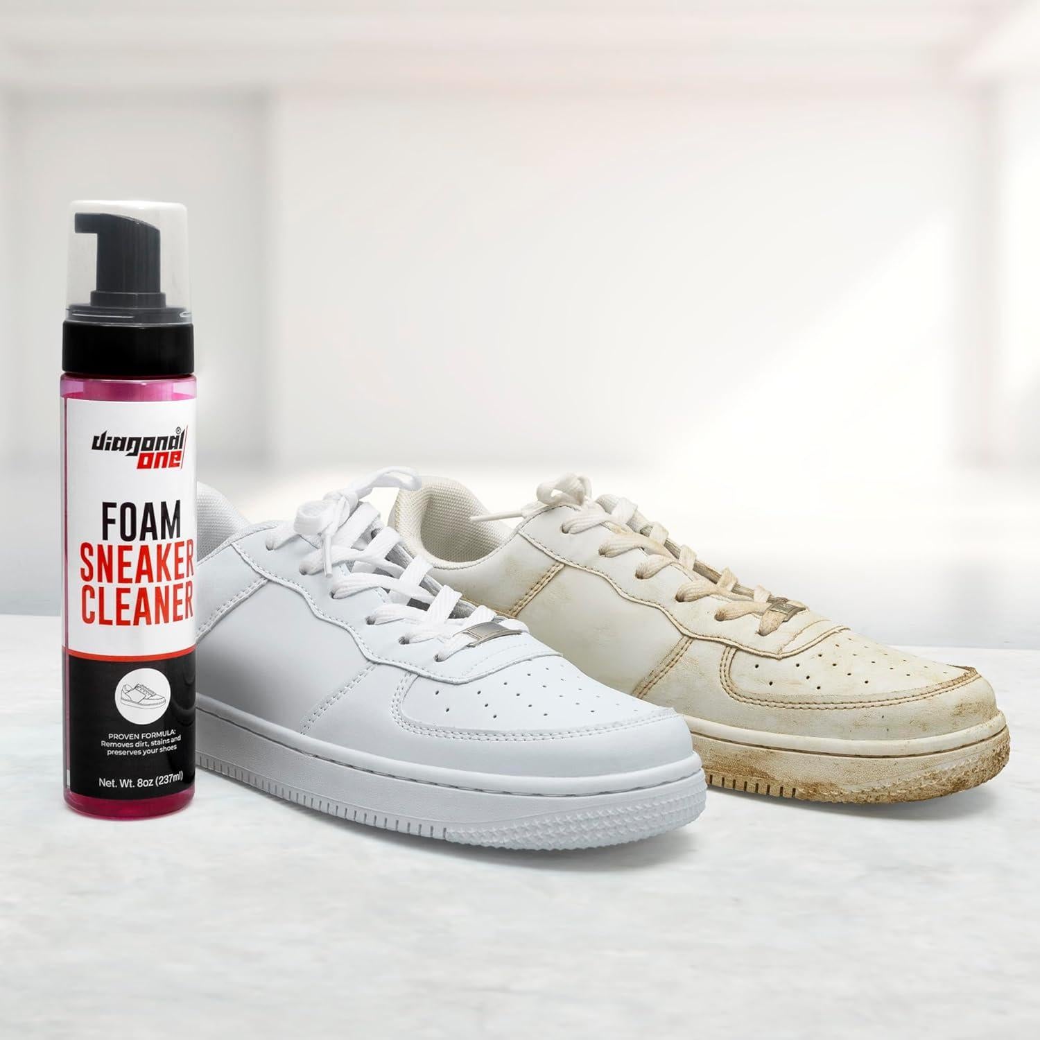 Limpiador de Zapatos en Espuma Diagonal One 226ml - Para Ante y Lona