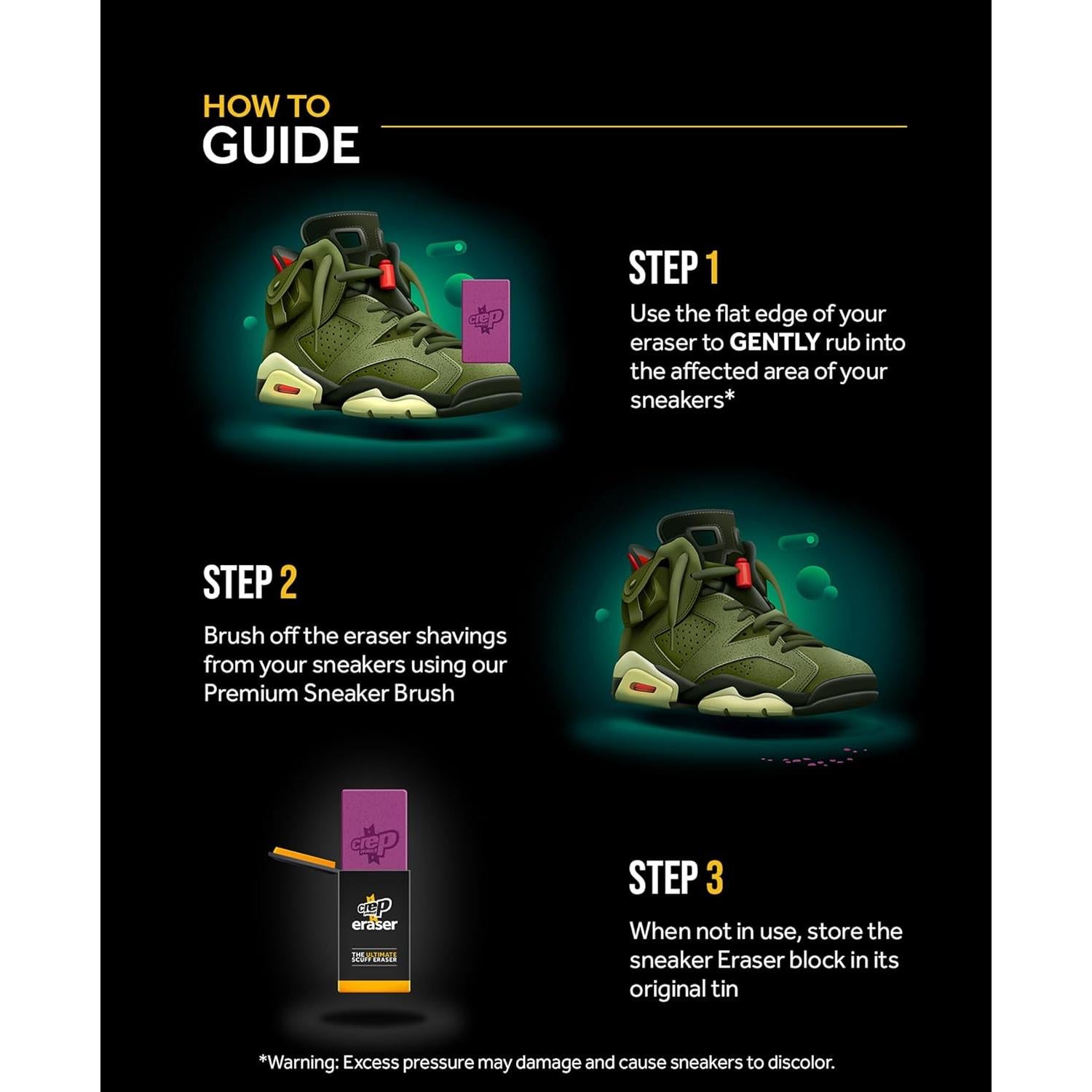 Borrador Limpiador Crep Protect para Zapatillas de Ante y Nubuck