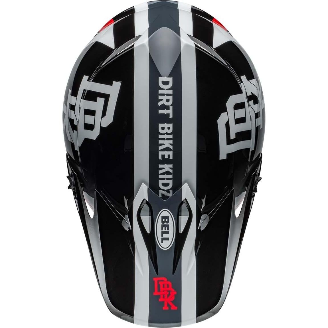 Casco de Motocross BELL MX-9 MIPS Negro/Blanco X-Large