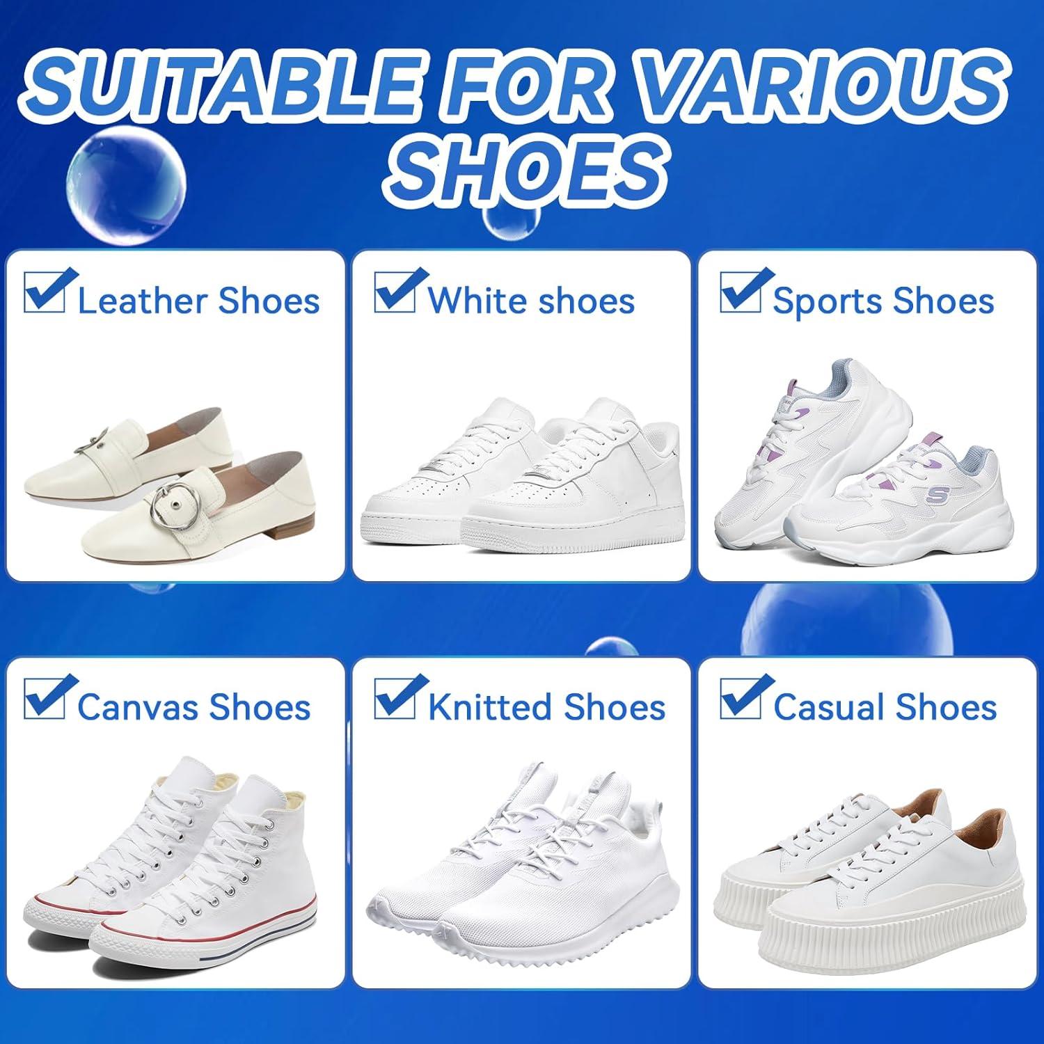 Kit Limpiador de Zapatos Blancos Balldanlu 308g Sin Enjuague