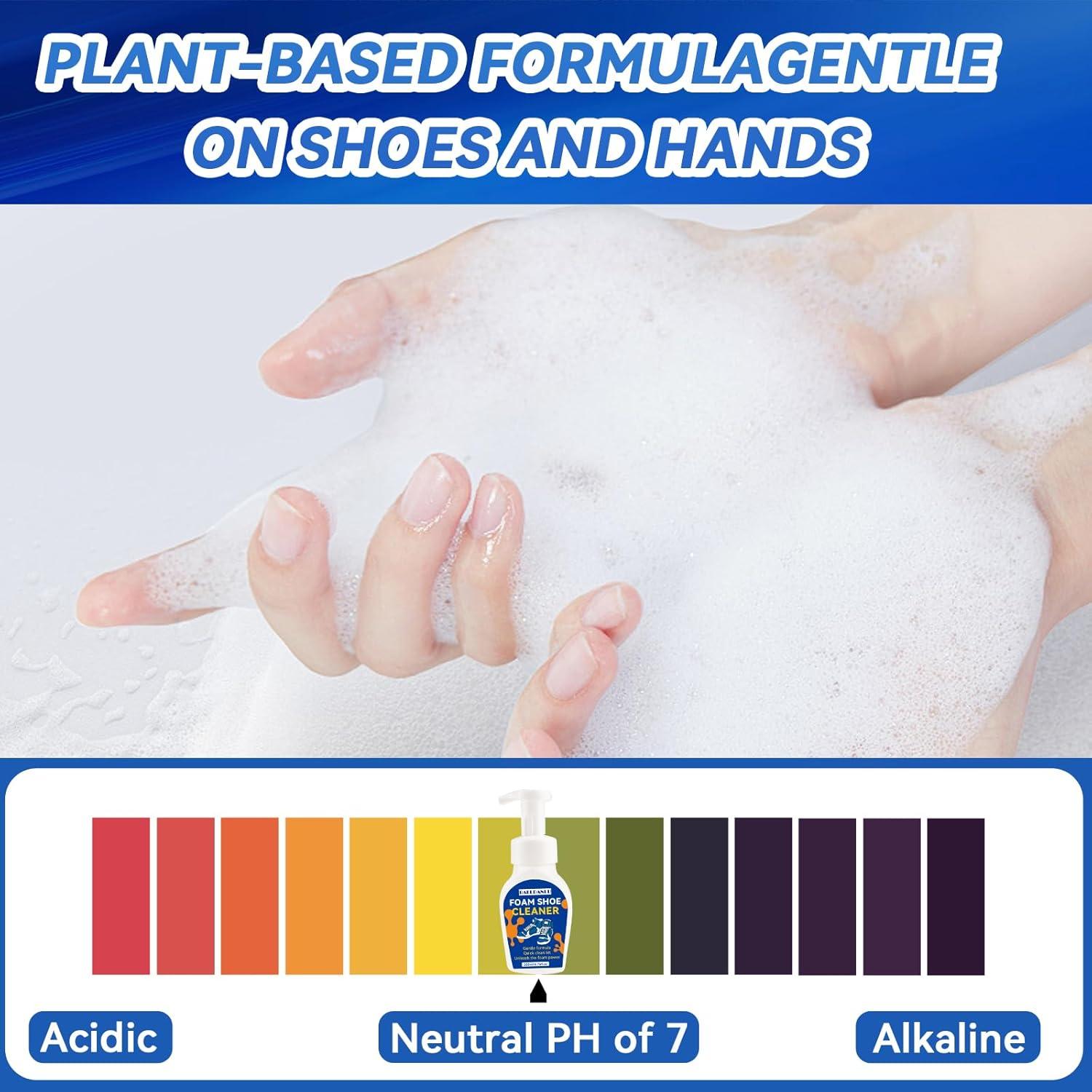 Kit Limpiador de Zapatos Blancos Balldanlu 308g Sin Enjuague