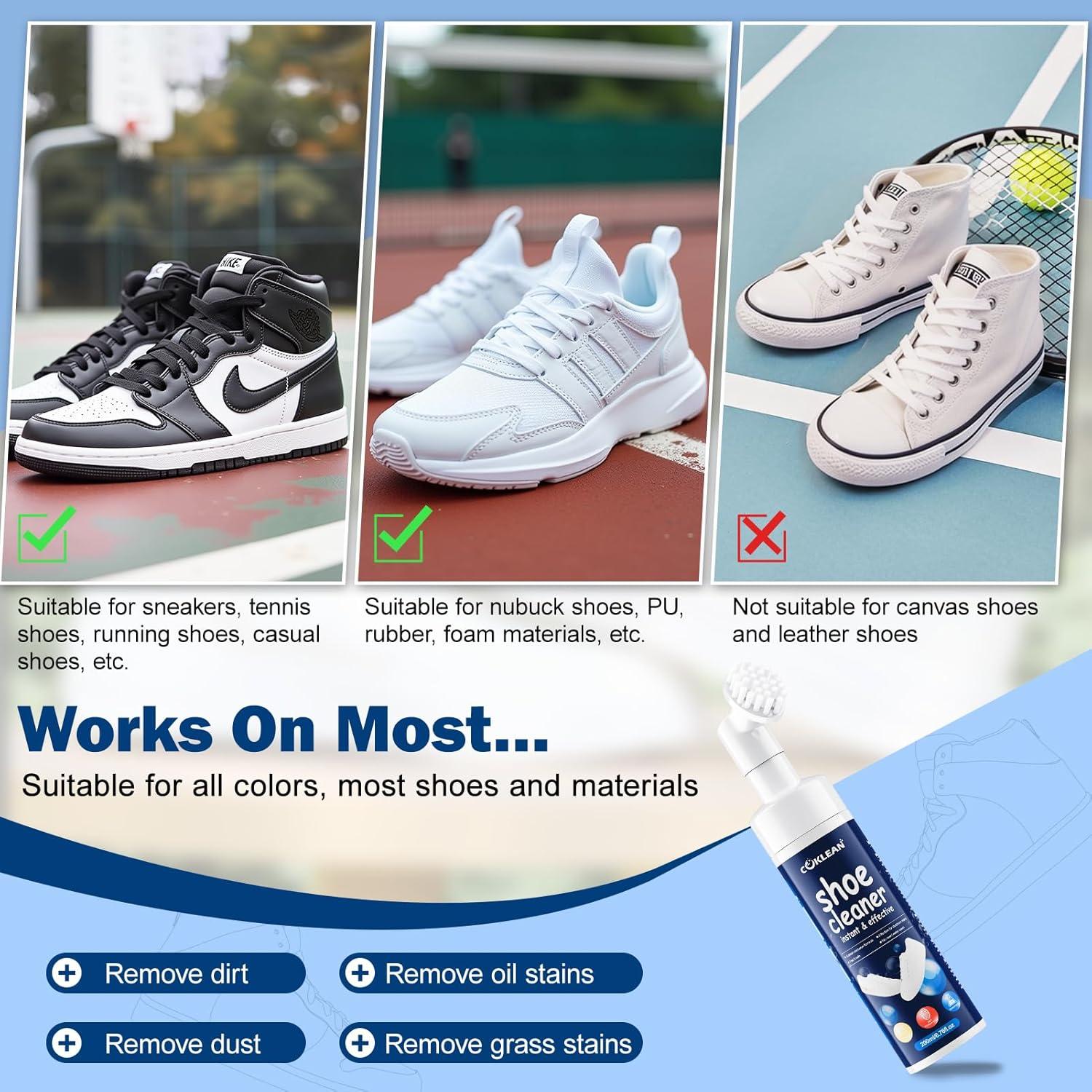 Limpiador de Zapatillas Coklean 200 ml Espuma Sin Agua