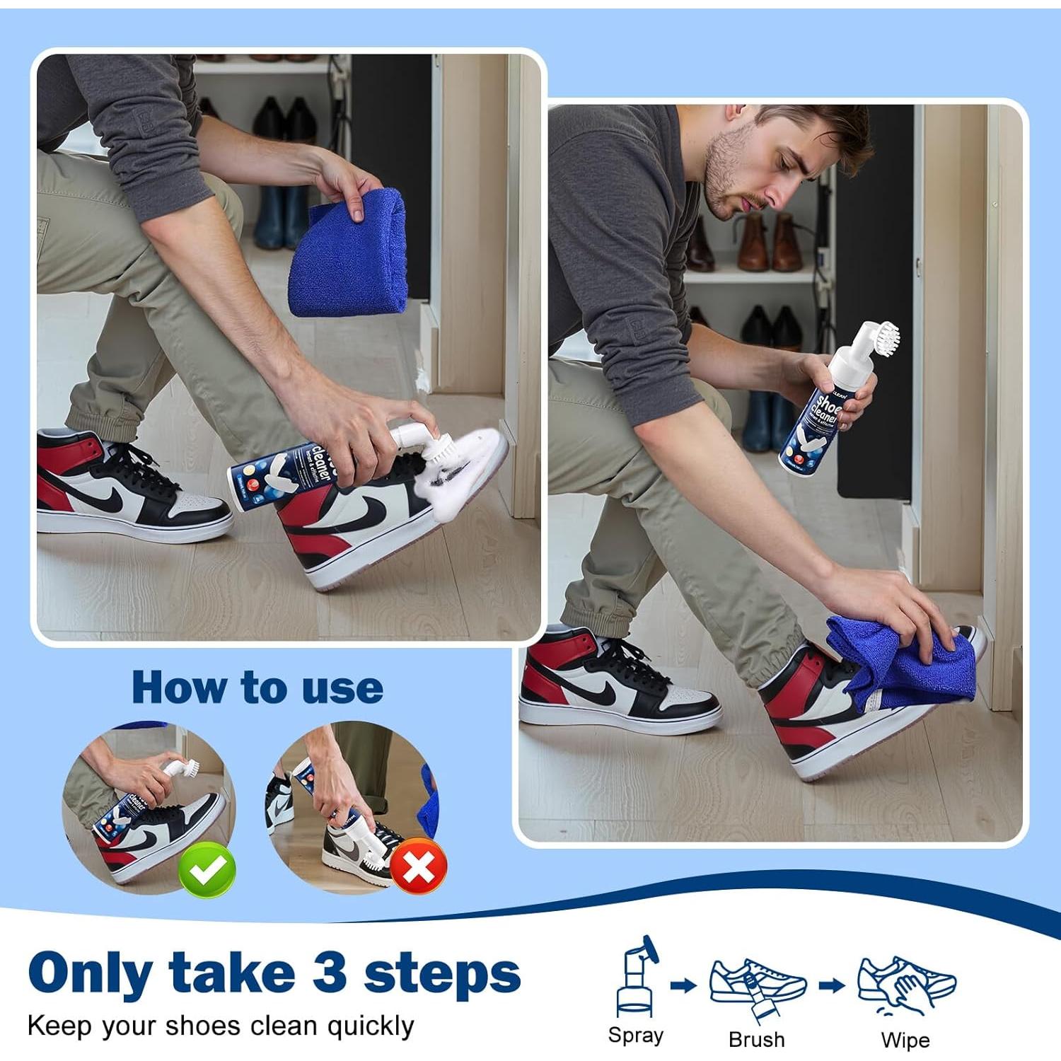 Limpiador de Zapatillas Coklean 200 ml Espuma Sin Agua