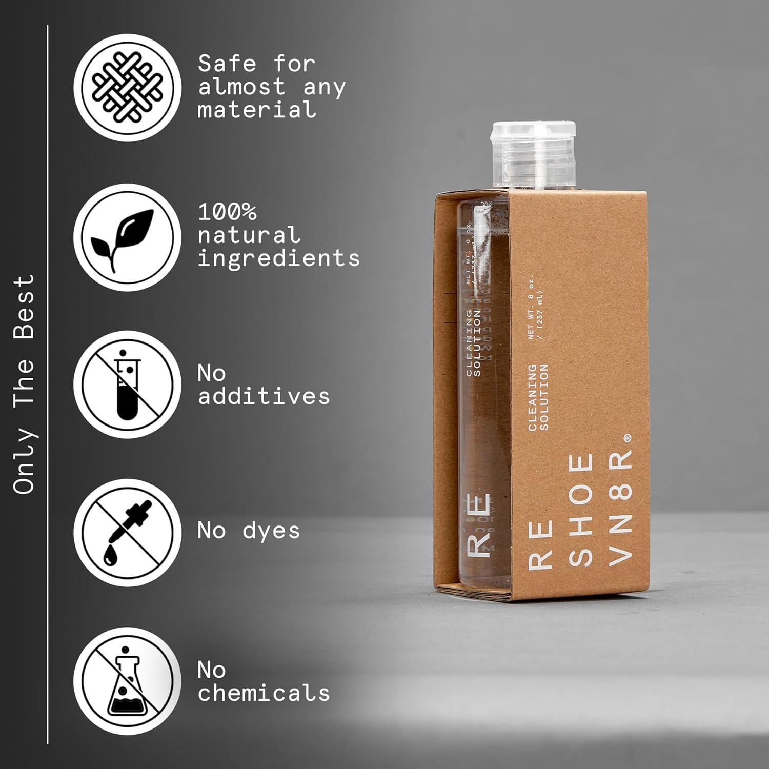 Limpiador de Zapatos RESHOEVN8R 236.6 ml - Multiusos para Cuero y Lona
