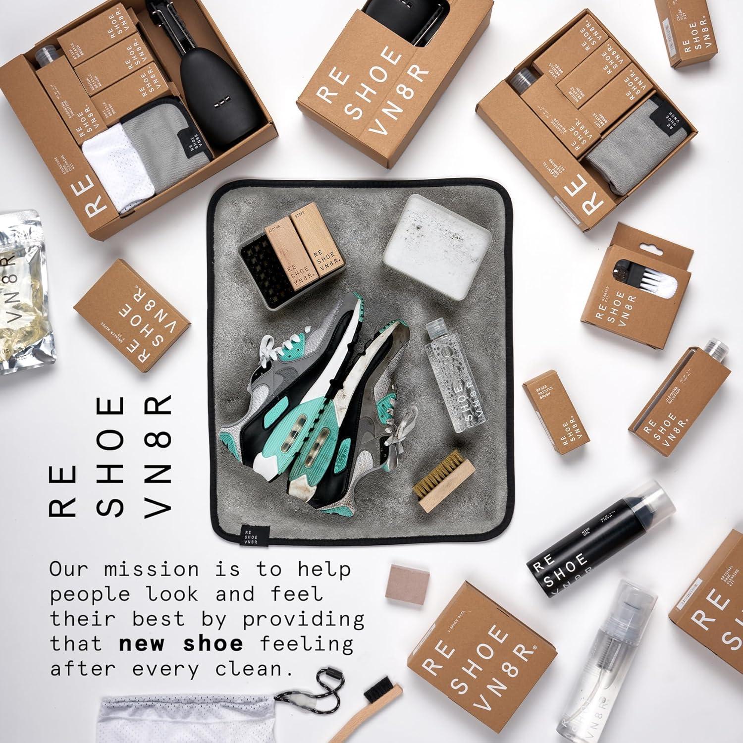 Limpiador de Zapatos RESHOEVN8R 236.6 ml - Multiusos para Cuero y Lona