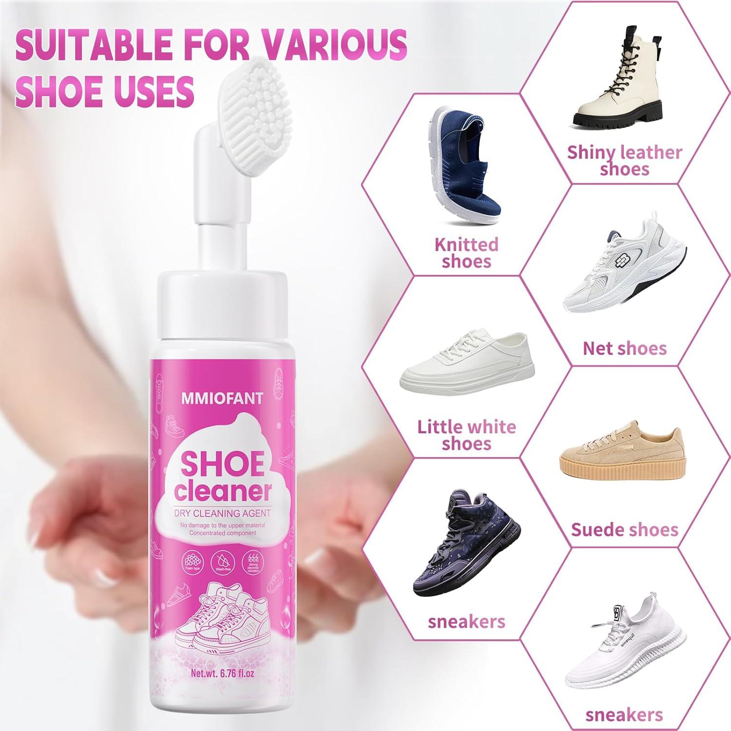 Kit de Limpiador de Zapatillas MMIOFANT - Espuma Sin Agua 2 Pack