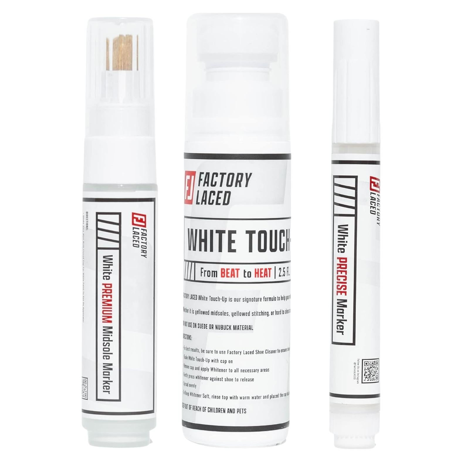 Kit de Blanqueador de Zapatos Factory Laced - Retoque y Marcadores