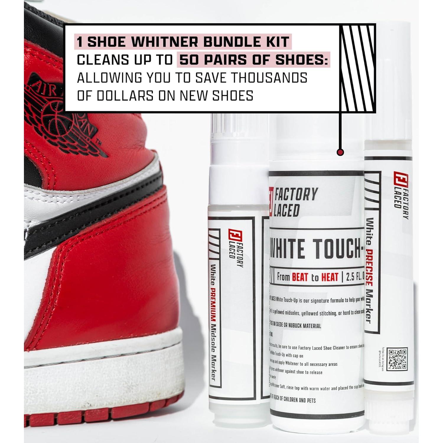 Kit de Blanqueador de Zapatos Factory Laced - Retoque y Marcadores
