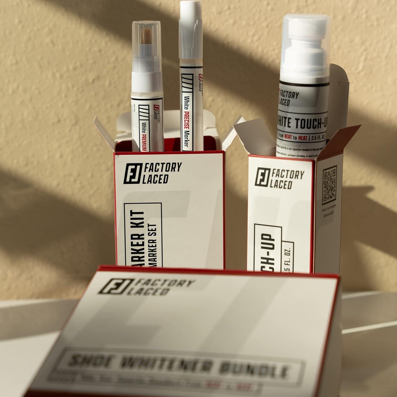 Kit de Blanqueador de Zapatos Factory Laced - Retoque y Marcadores