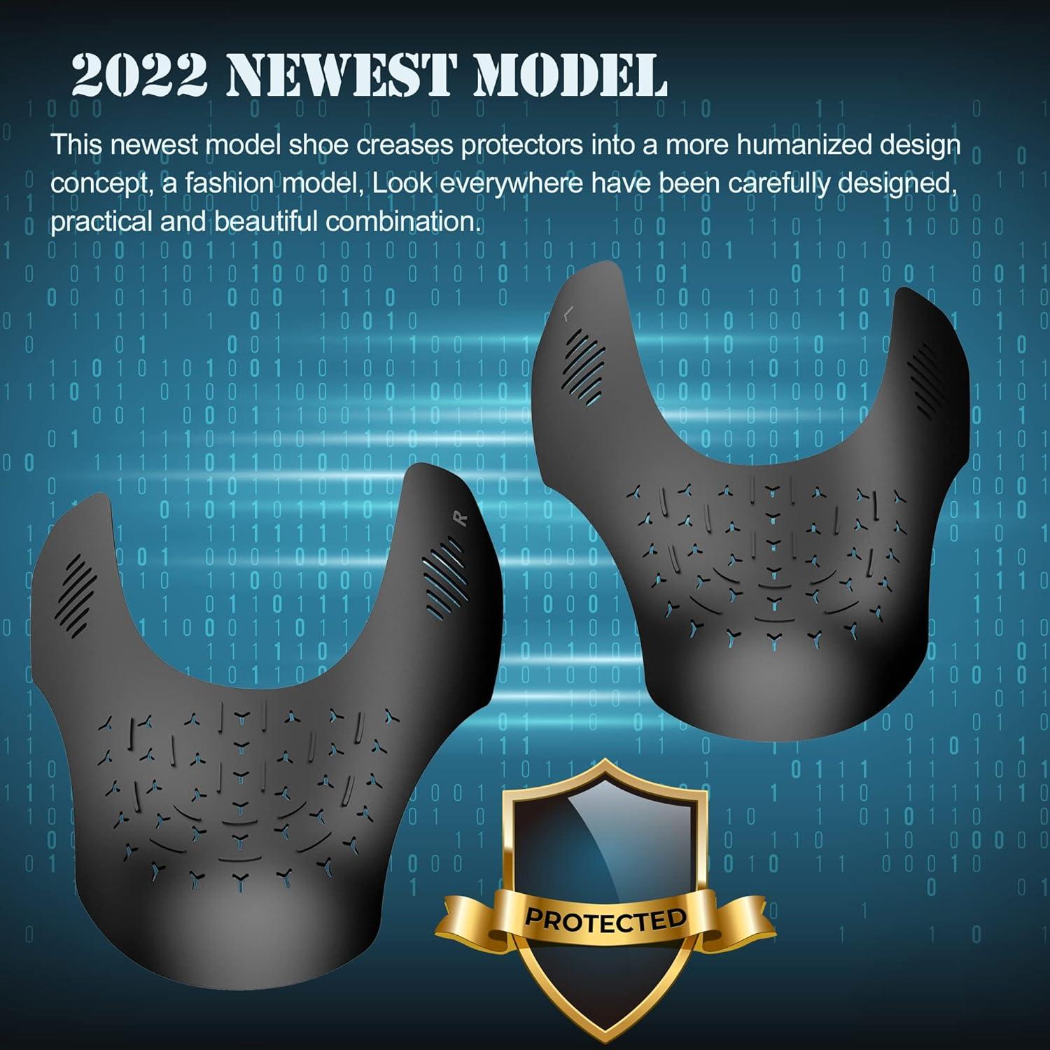 6 Pares Protectores de Pliegues para Zapatos TUPEED - Talla 7-12