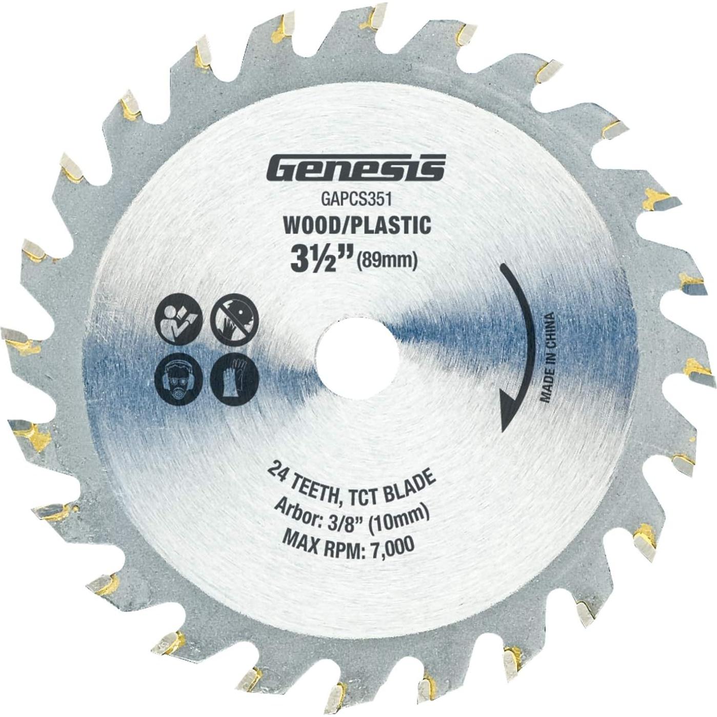 Sierra Circular de Inmersión Genesis GPCS535CK 5.8A 2.86cm
