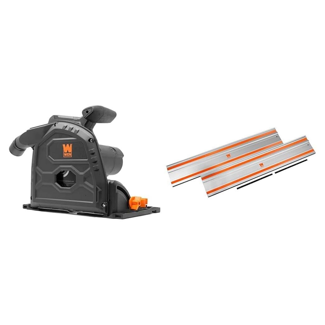 Sierra de Corte de Inmersión WEN 12A 18.4cm con Riel 3.05m
