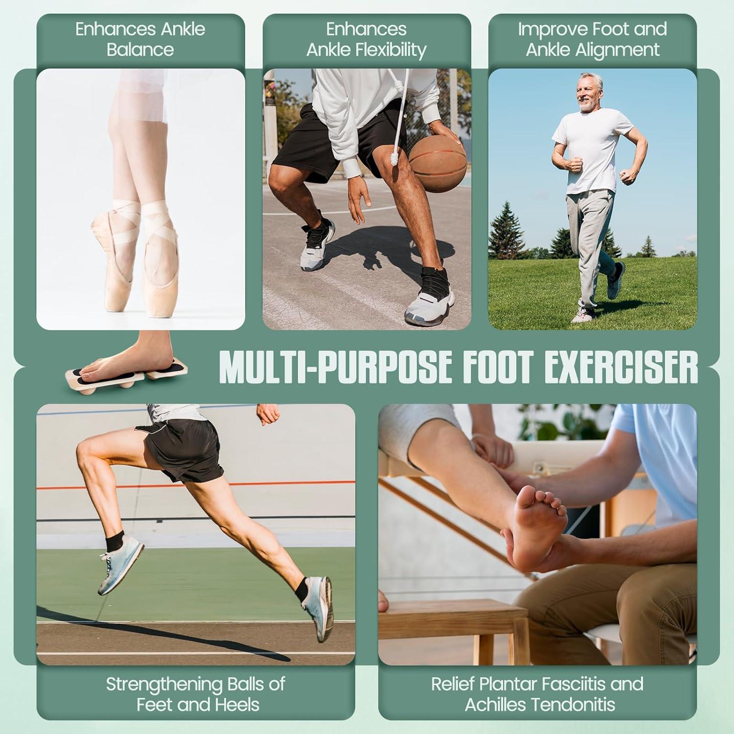 Fortalecedor de Tobillo Woodure con 3 Niveles para Rehabilitación