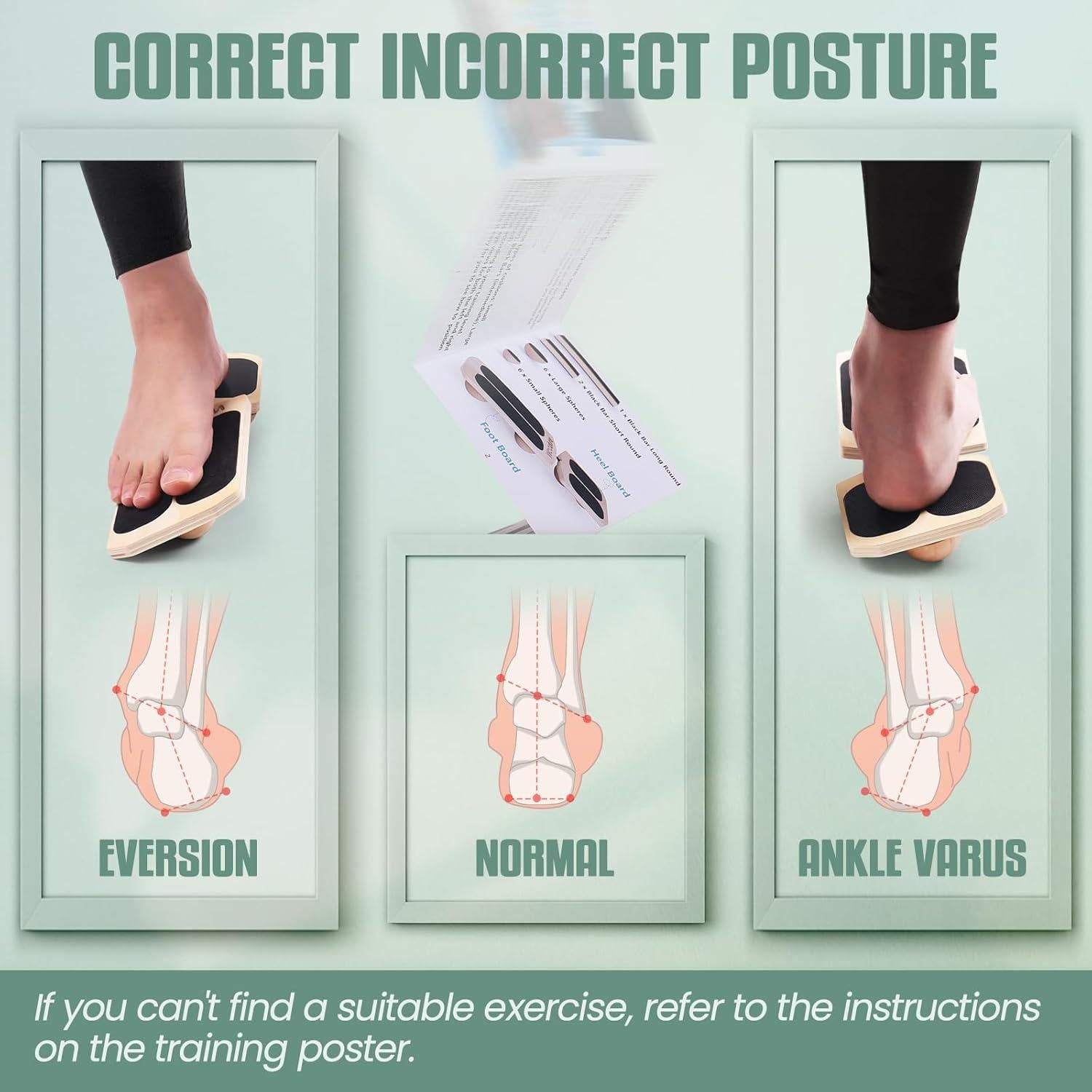 Fortalecedor de Tobillo Woodure con 3 Niveles para Rehabilitación