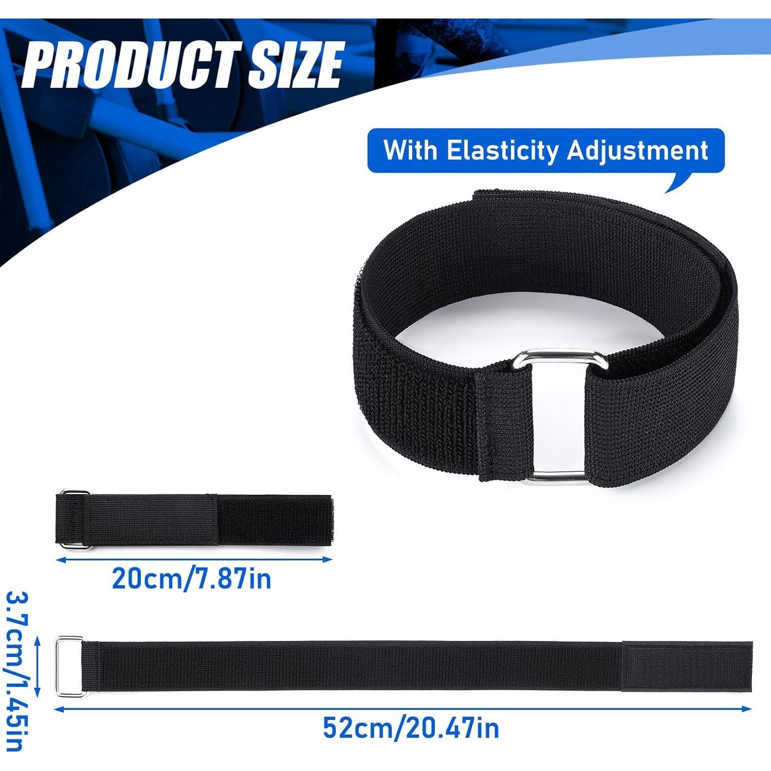 Correas de Pedal TOBWOLF para Ejercitador Elíptico - 4PCS