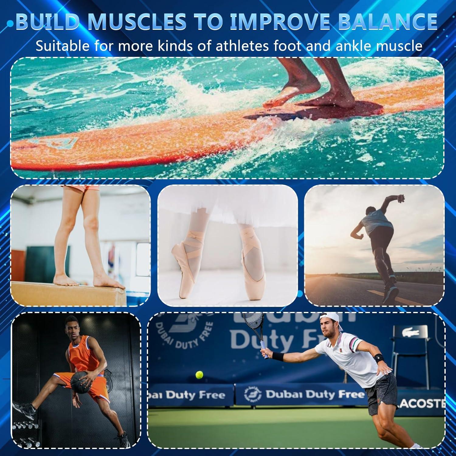 Ejercitador de Tobillo Phylisn - Tabla de Equilibrio 28.5x11cm