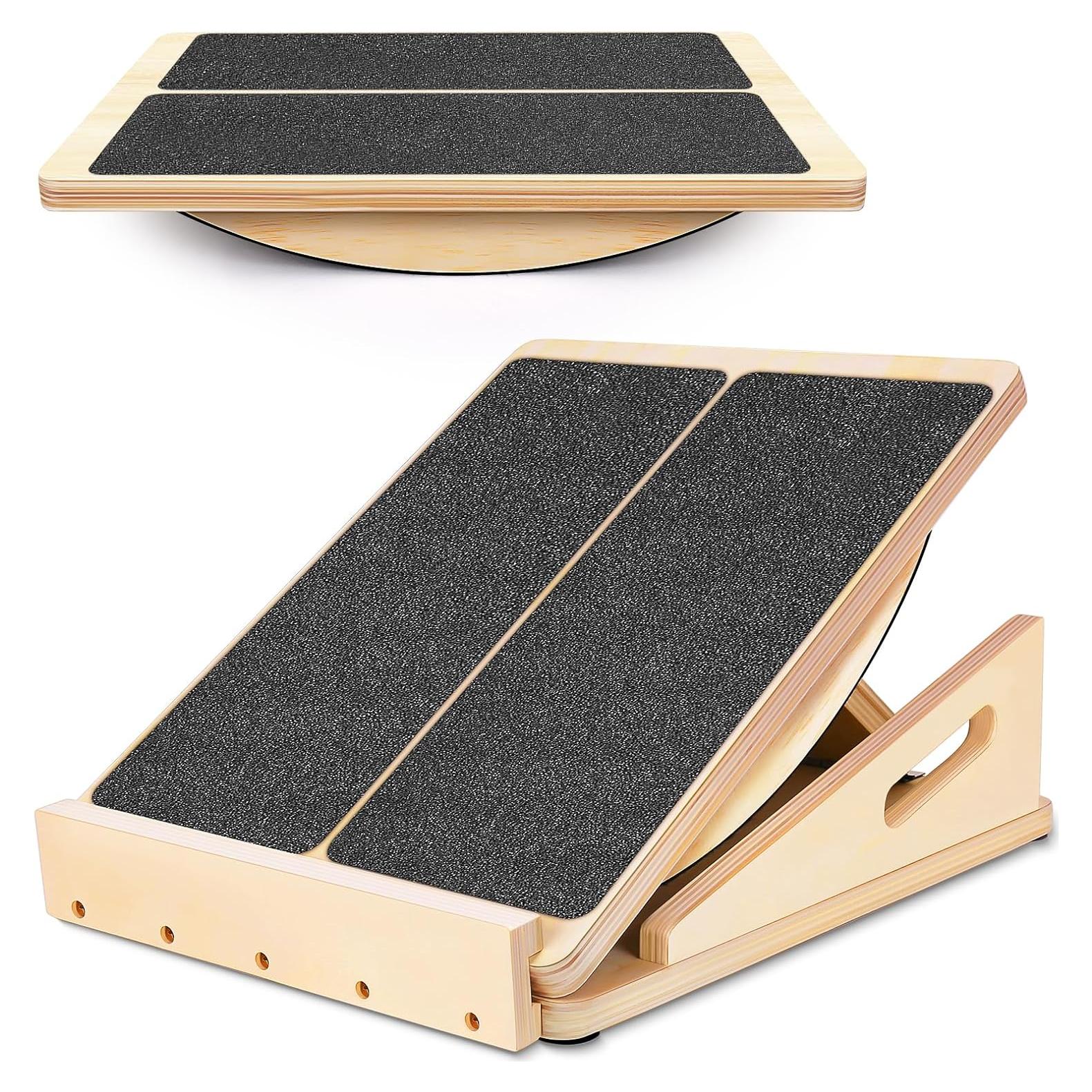 Tablero de Equilibrio y Inclinación Woodure 2-en-1 Ajustable