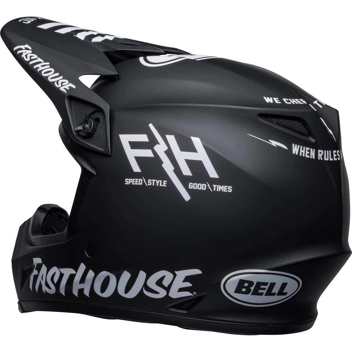 Casco de Motocross BELL MX-9 MIPS Grande Negro/Blanco