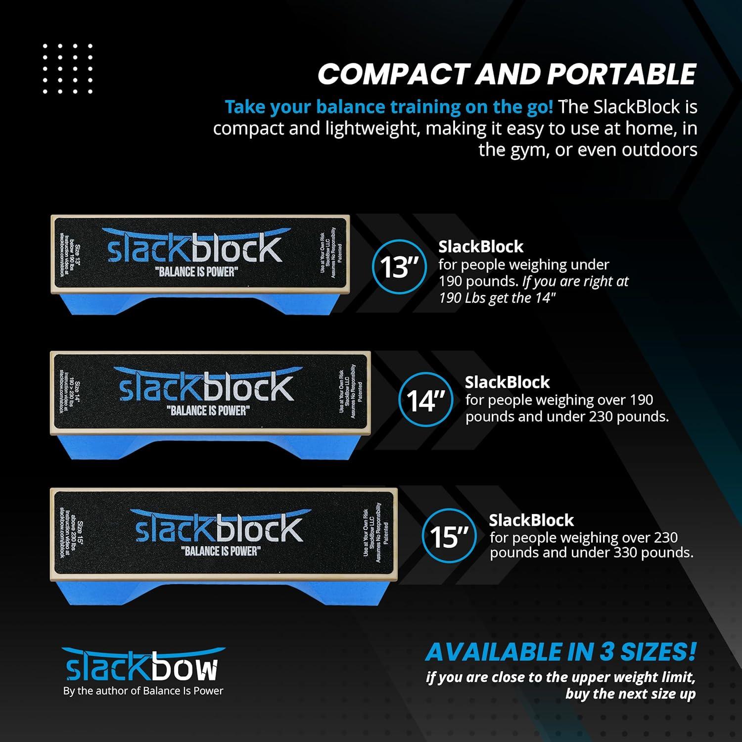 Entrenador de Equilibrio SlackBlock Athletic 33 cm - Mejora Agilidad