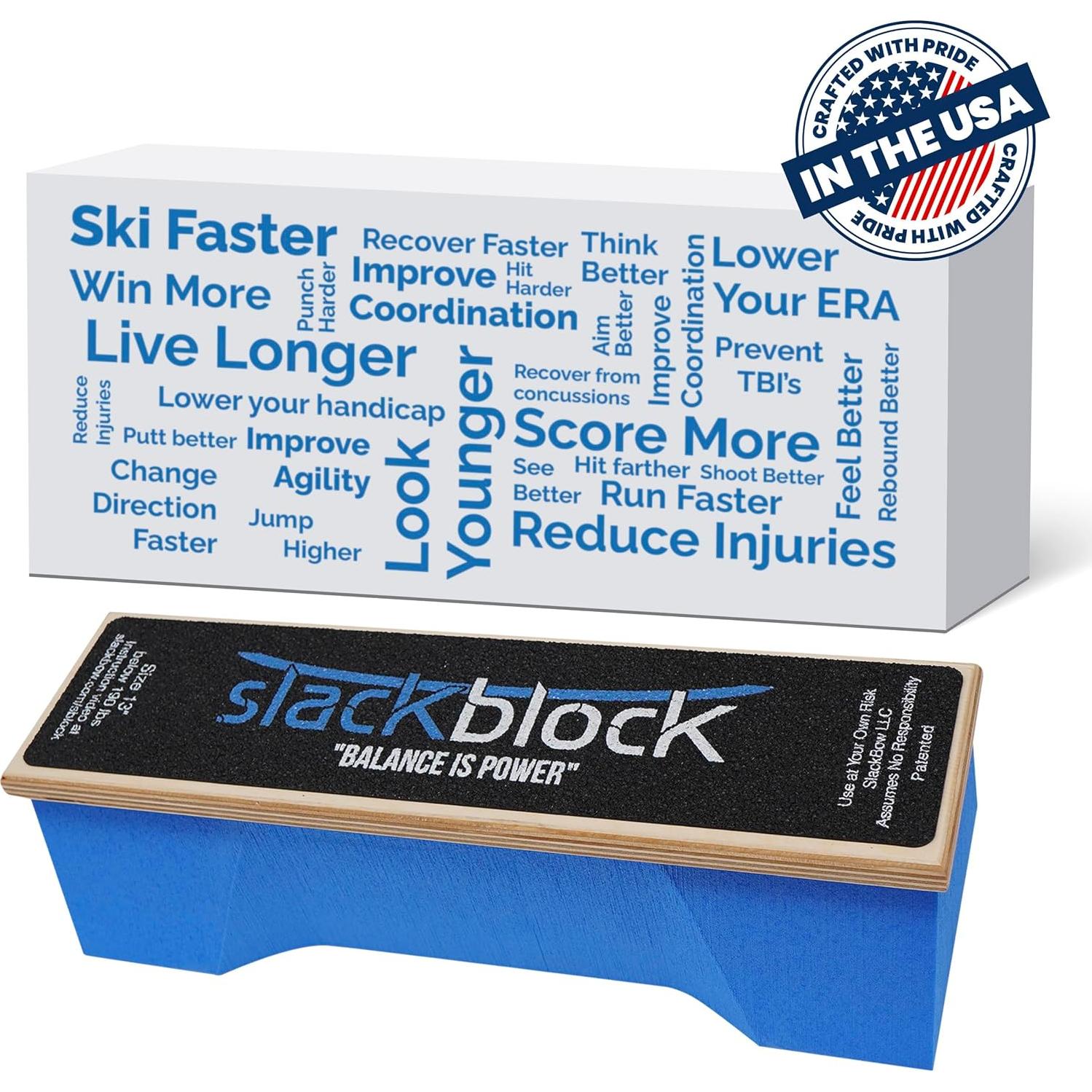 Entrenador de Equilibrio SlackBlock Athletic 33 cm - Mejora Agilidad