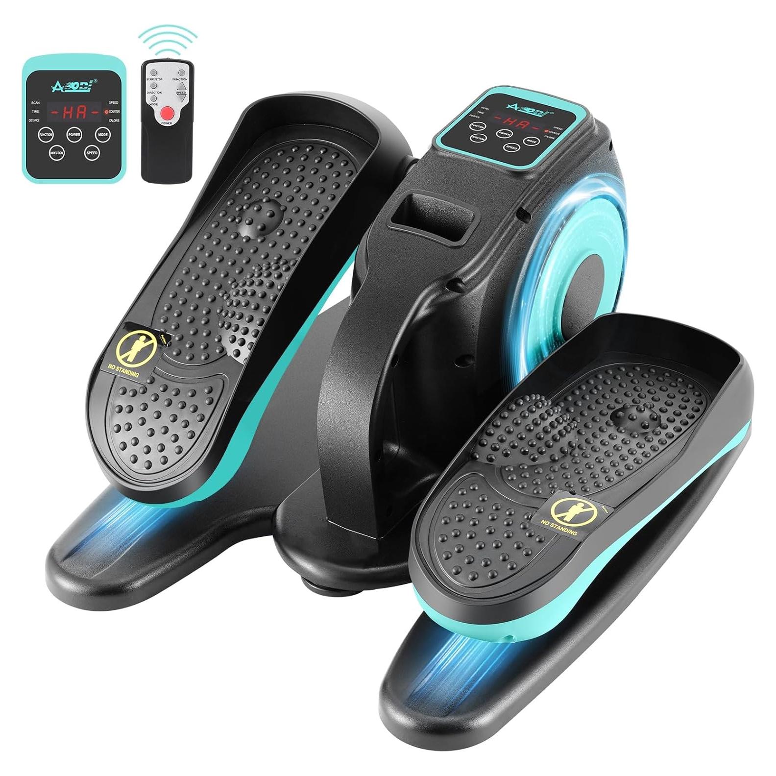 Máquina Elíptica Bajo Escritorio AODI EM02 Verde, Silenciosa y Portátil