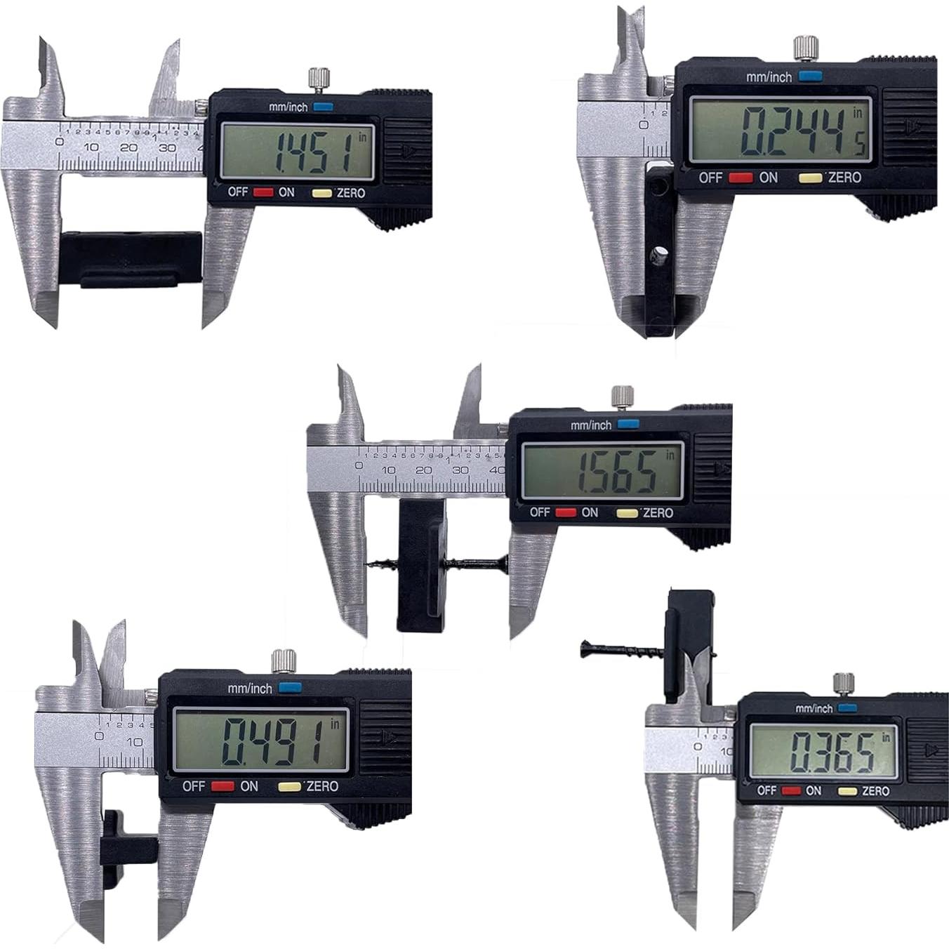 100 Sujetadores Ocultos para Deck Tanghomi Nylon 6mm