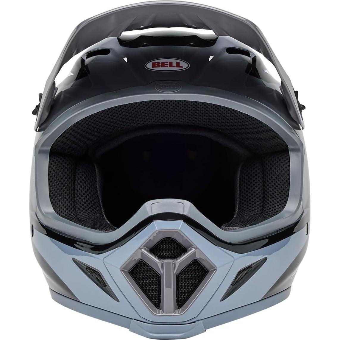 Casco de Motocross BELL MX-9 MIPS Negro/Blanco Grande