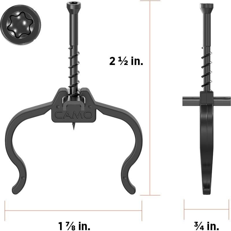 Clip de Borde Oculto CAMO EDGE 900 unidades para Decks