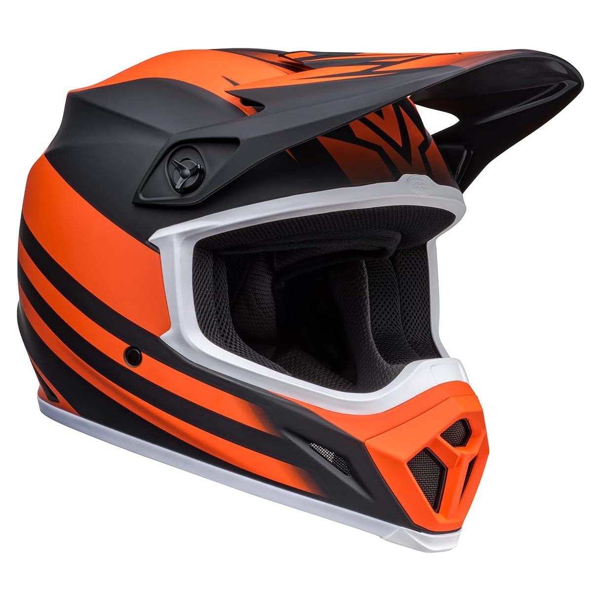Casco de Motocross BELL MX-9 MIPS XL Negro Naranja