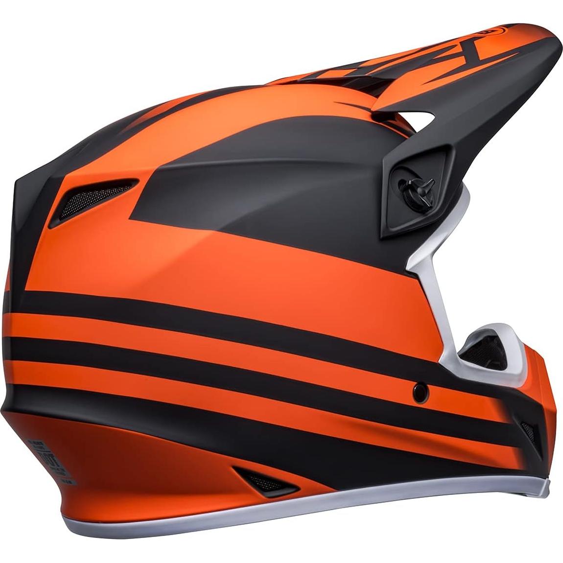 Casco de Motocross BELL MX-9 MIPS XL Negro Naranja