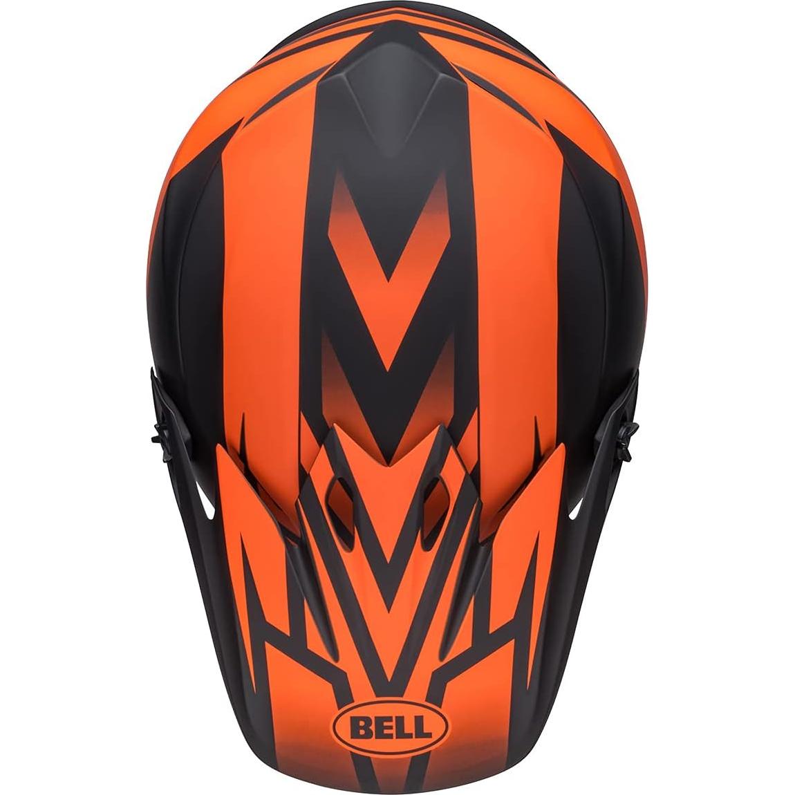 Casco de Motocross BELL MX-9 MIPS XL Negro Naranja