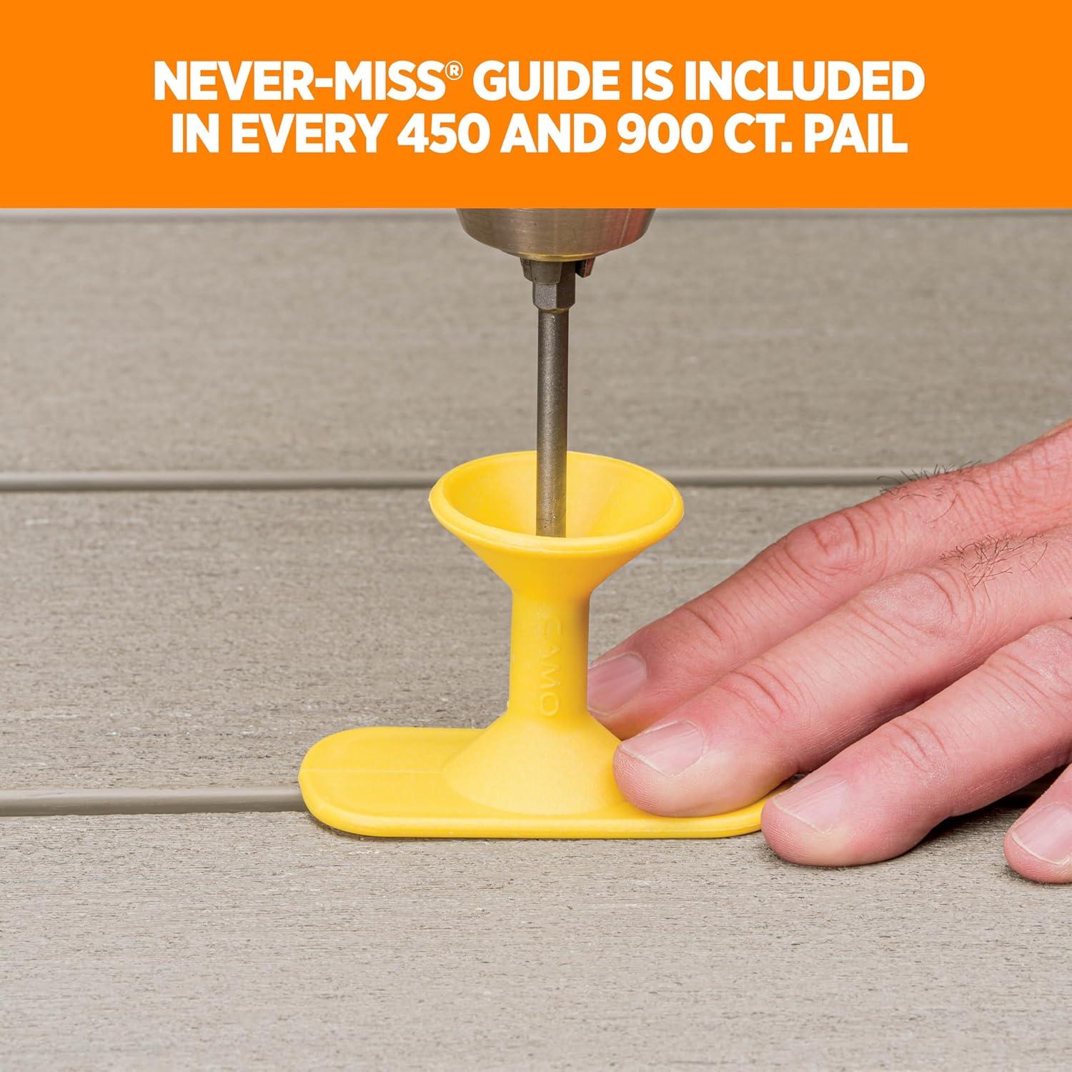 Clips Ocultos para Deck CAMO WEDGECLIPS 900 Unidades