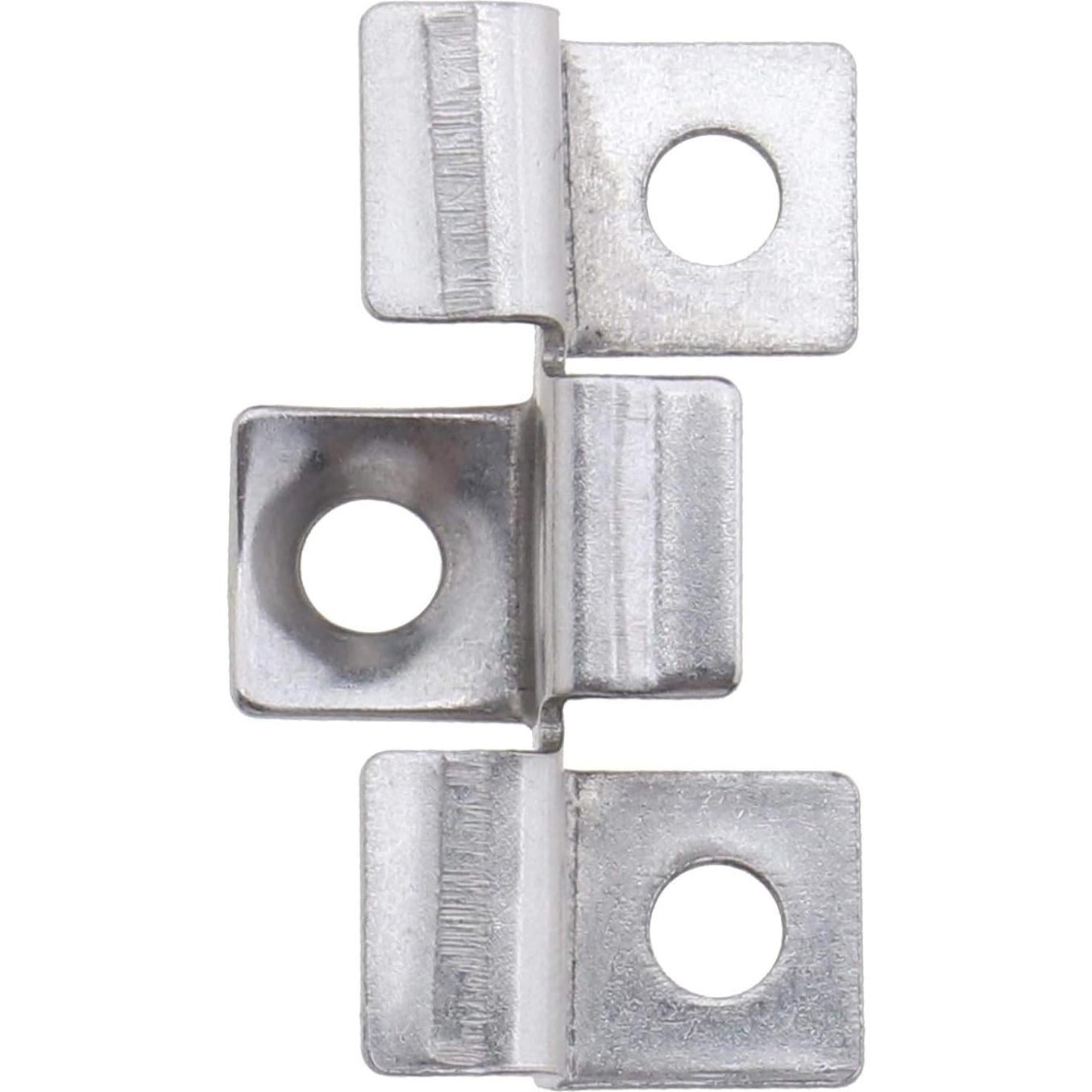 100 Clips de Deck con Tornillos de Acero Inoxidable 4x1cm