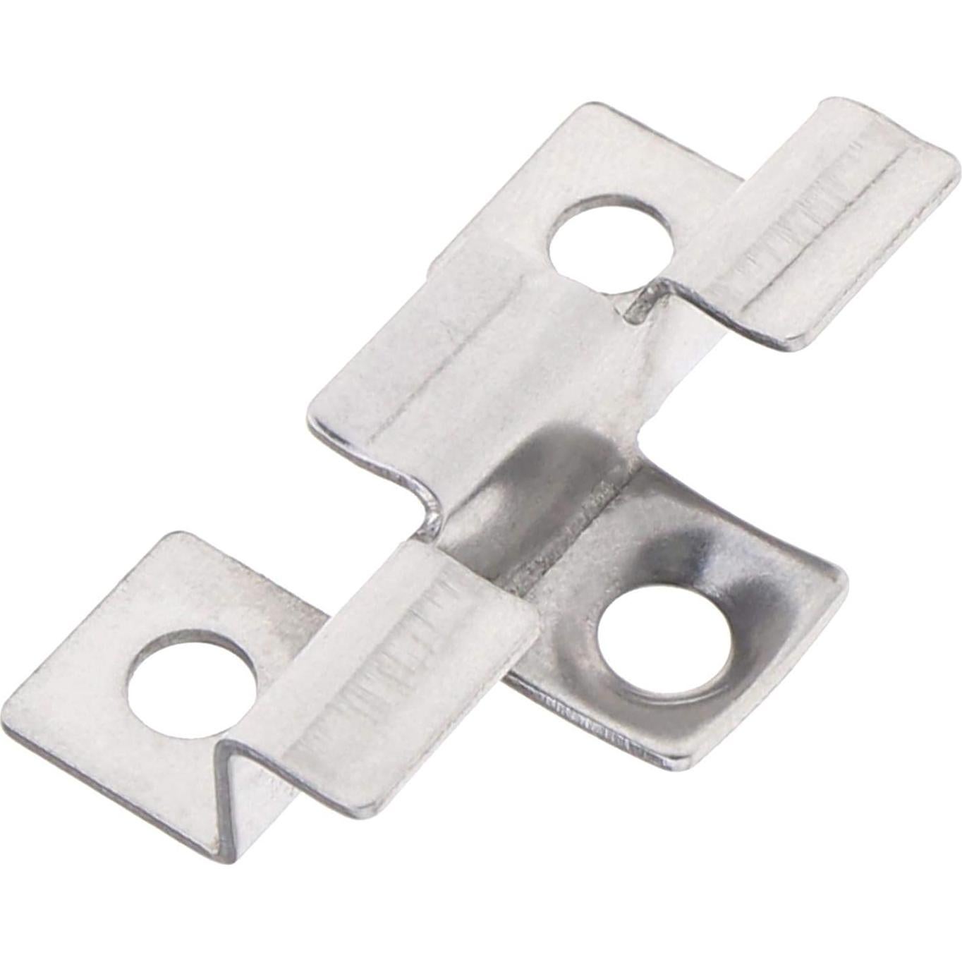 100 Clips de Deck con Tornillos de Acero Inoxidable 4x1cm