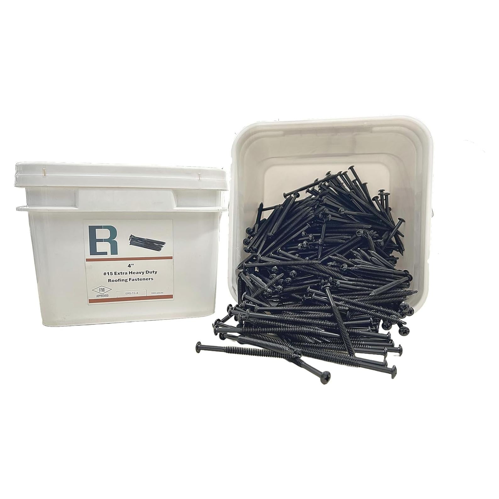 Sujetadores de Techo #15 4" (1000pc) Essential Roofing Supply