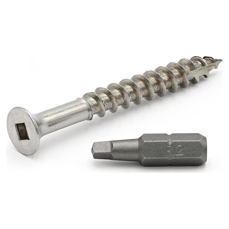 Tornillos para Deck Acero Inoxidable #12 x 12.7 cm 100 Pzas