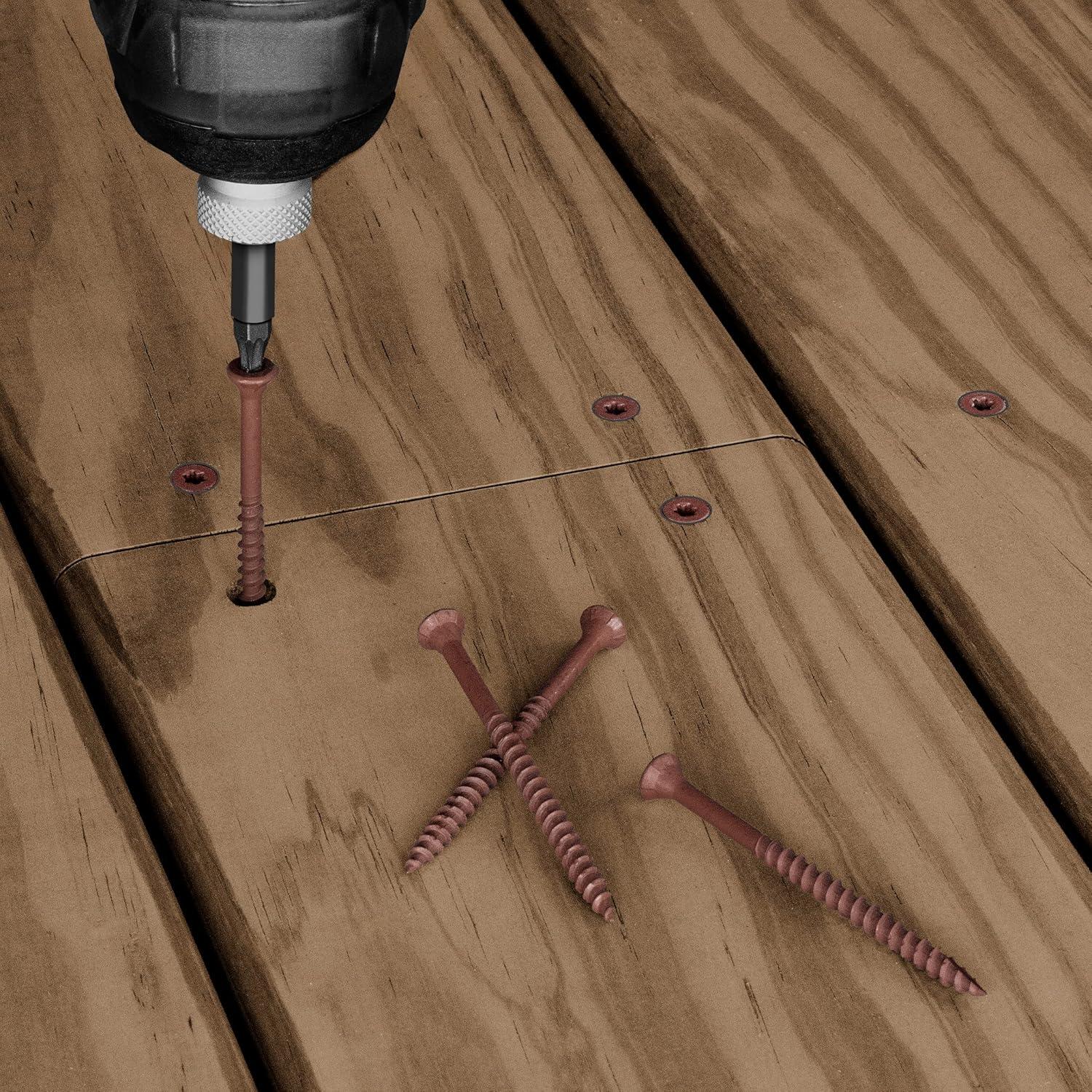 Tornillos de Madera para Exterior Hillman #10 x 8.89 cm, 55pcs