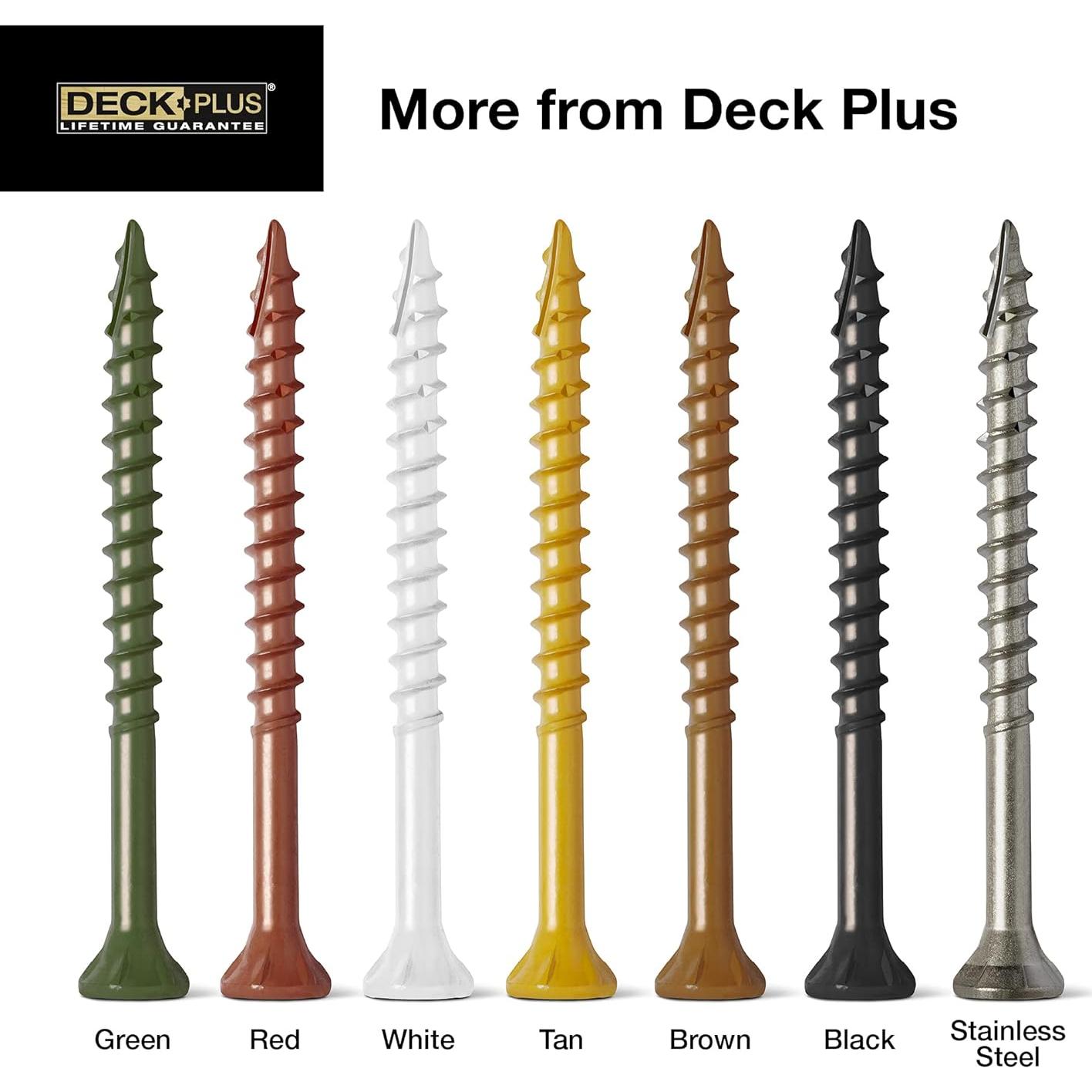 Tornillos de Madera para Exterior Hillman #10 x 8.89 cm, 55pcs