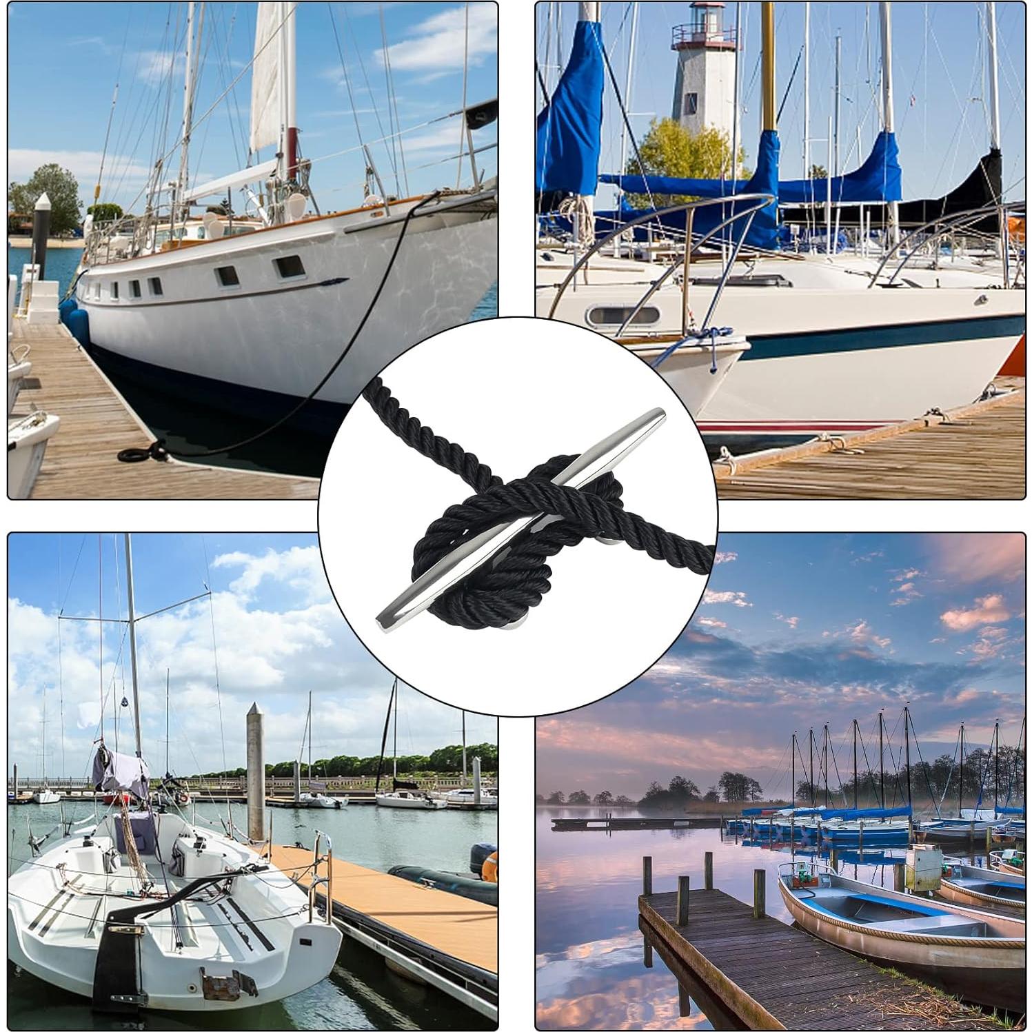 Grampas de Barco Acero Inoxidable 316 ORLANG 12 Pulgadas 4 Pzas