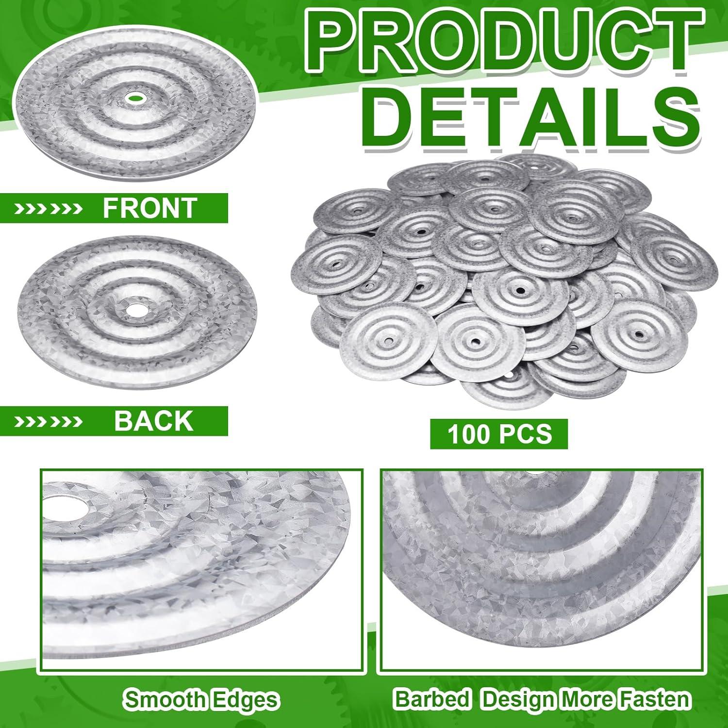 Placas Redondas de Aislamiento Shimeyao 100 Pcs 7.6 cm