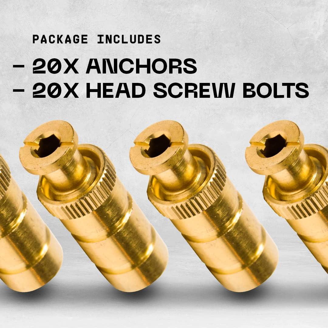 Anclajes de Cubierta de Piscina Silginnes 20 Piezas Universal