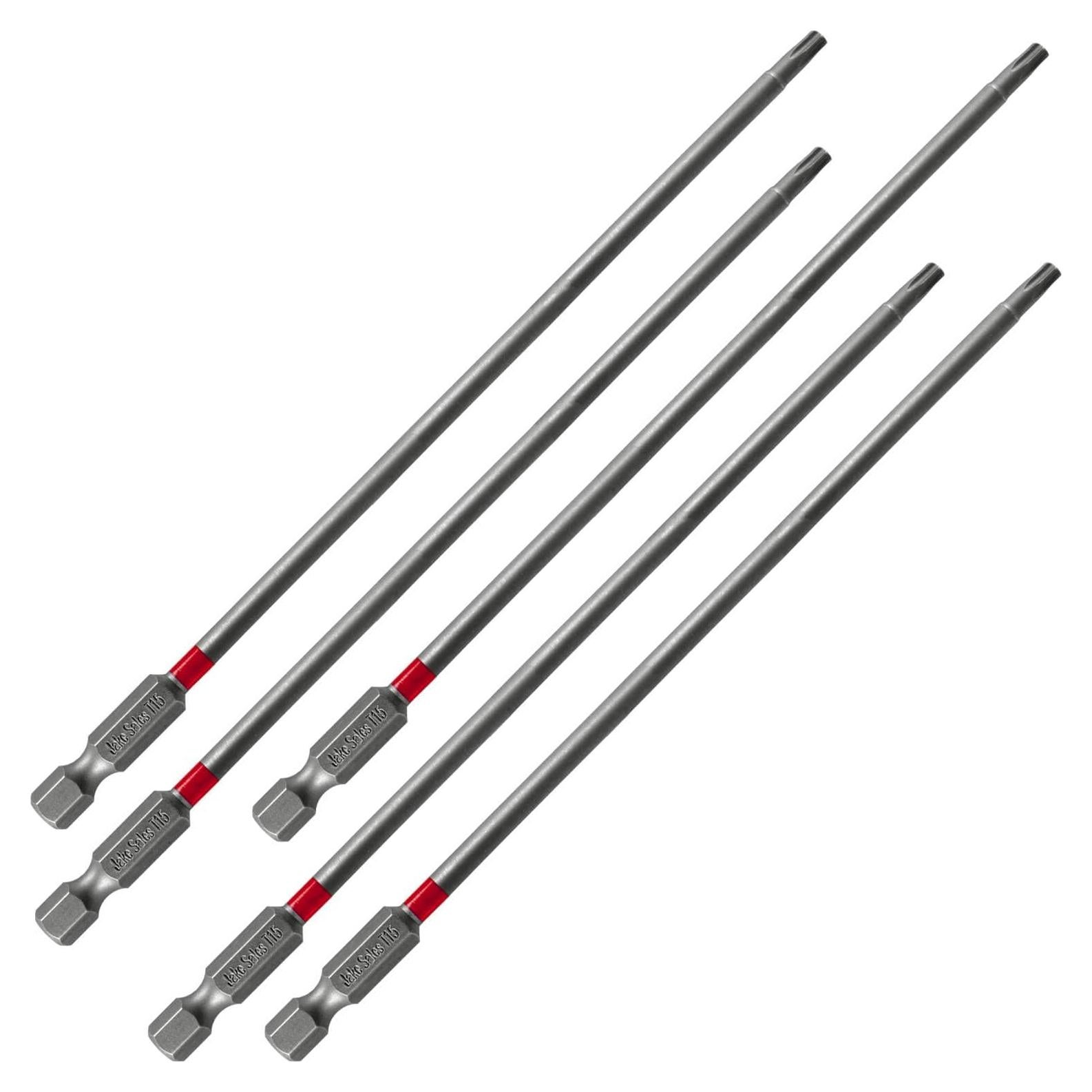 Juego de 5 Puntas Torx T15 x 15.24 cm Jake Sales
