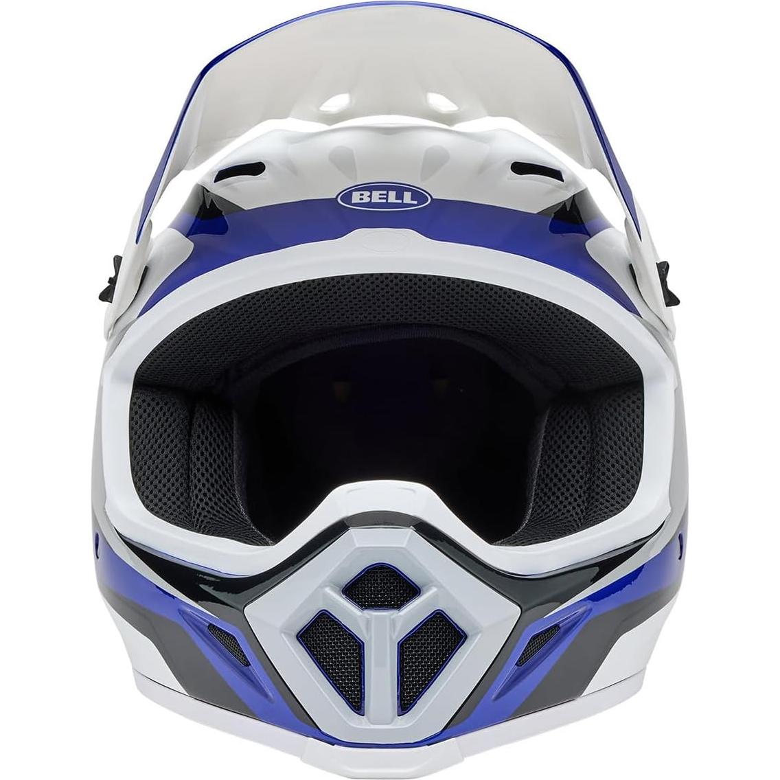 Casco de Motocross BELL MX-9 MIPS Azul/Blanco Mediano
